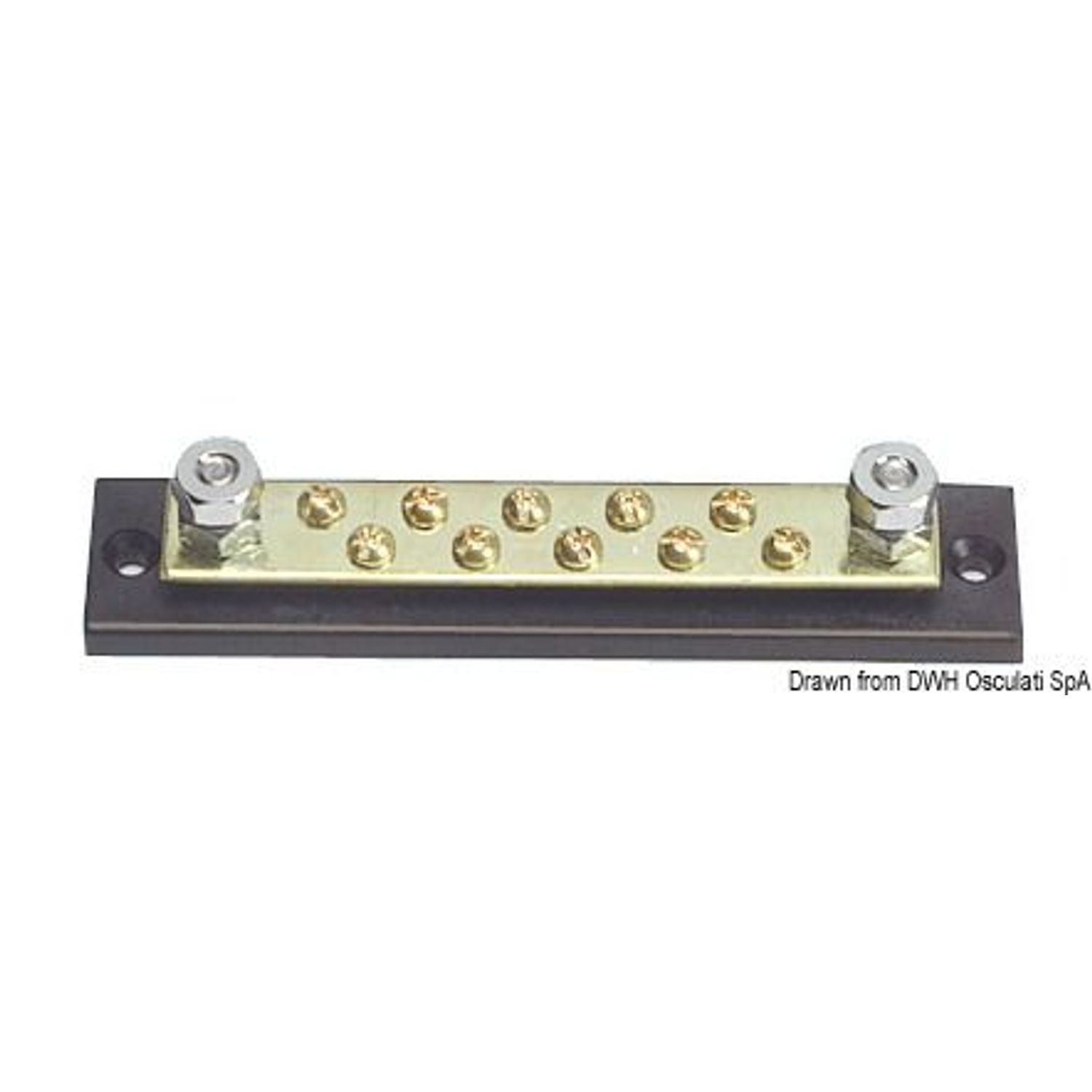 Bus-Bar sähköinen liitinrima 10 x 4 mm