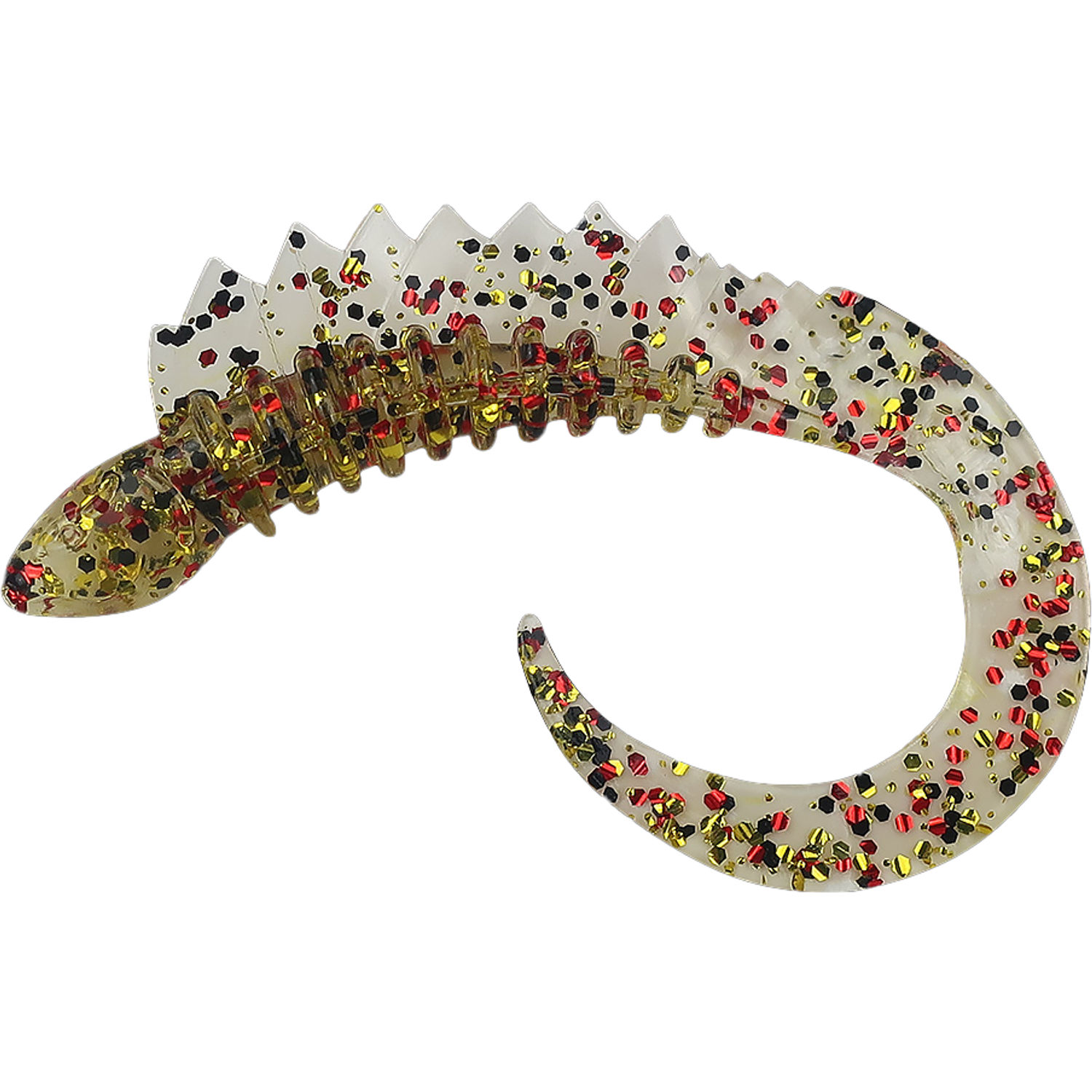 Relax Viper 3" 7 cm - Natur/Multiglitter