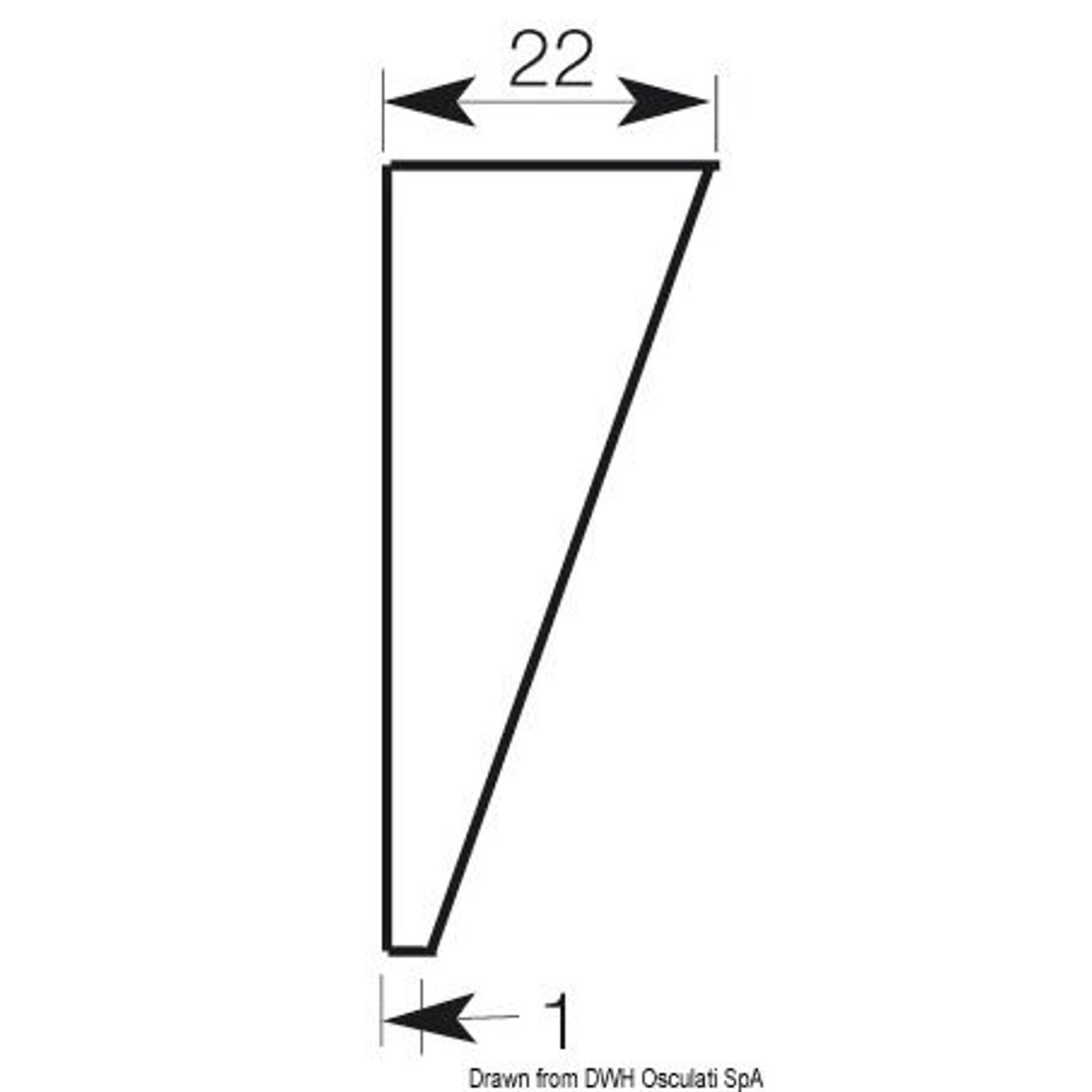 Akterspegelskyddsplatta vit 420x340 mm