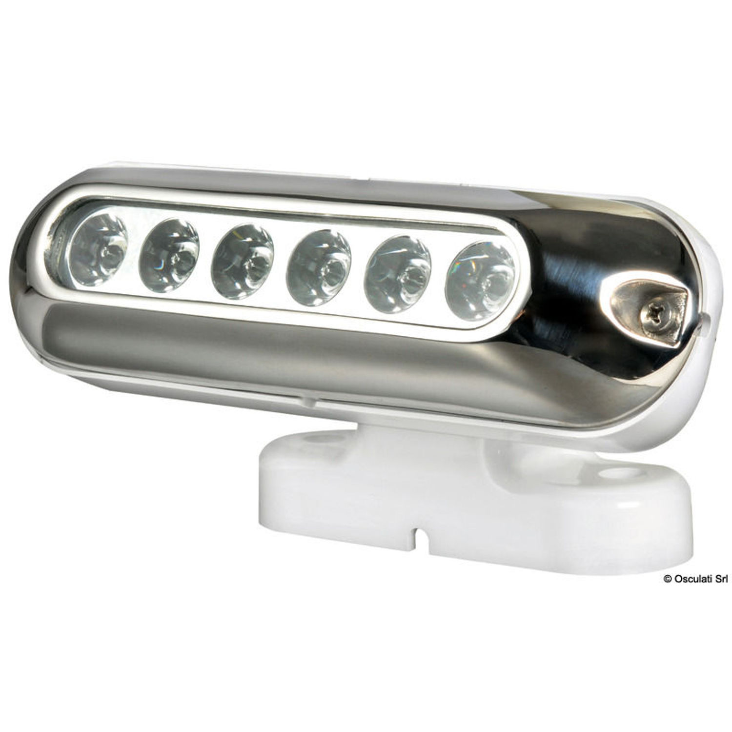 LED-kohdevalo 6 valkoista LEDiä, kompletti