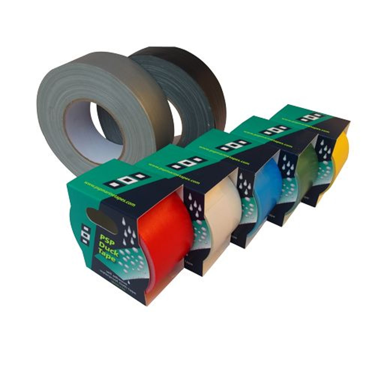 PSP Duck tape Sølv 50mmx5m