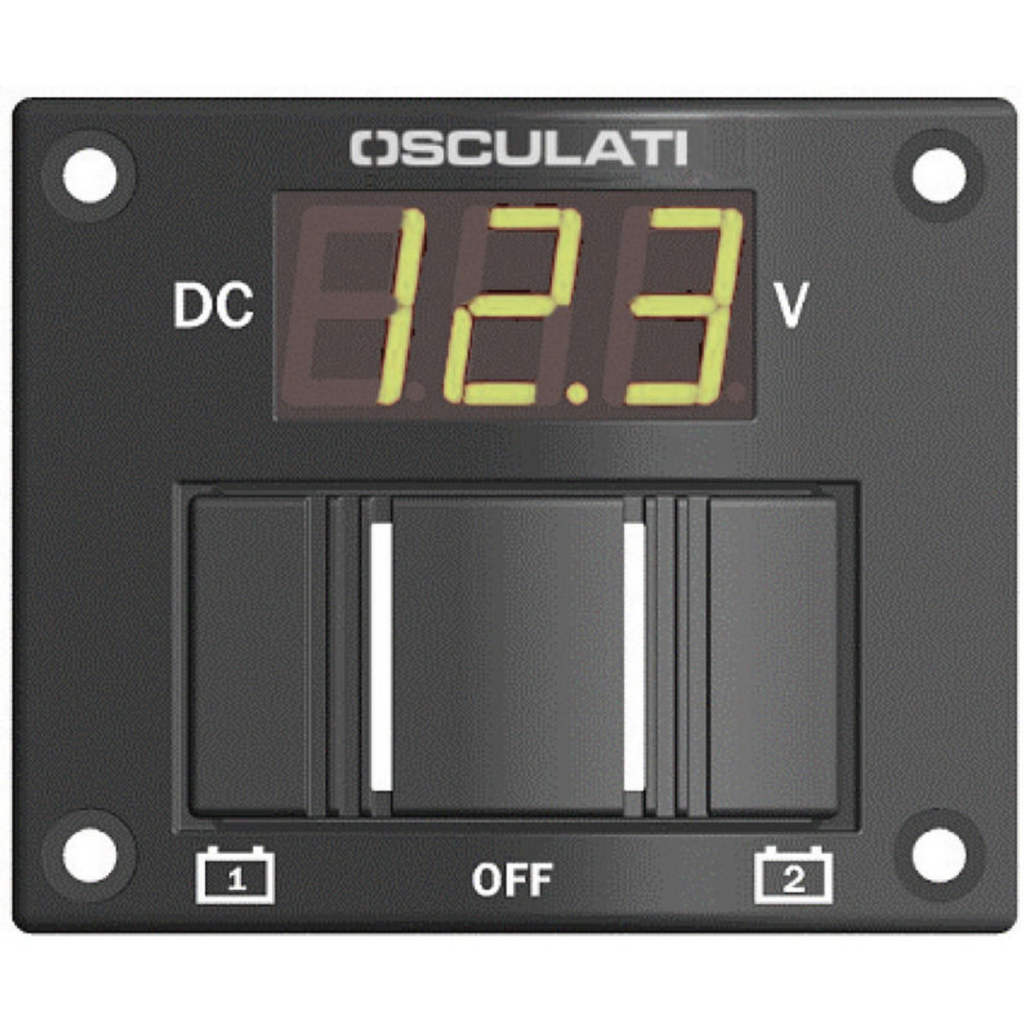 2-batteripanel med digital testare IP56