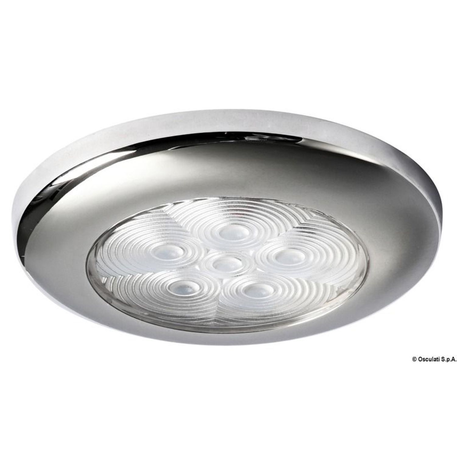 Vit LED-taklampa utan infällnad
