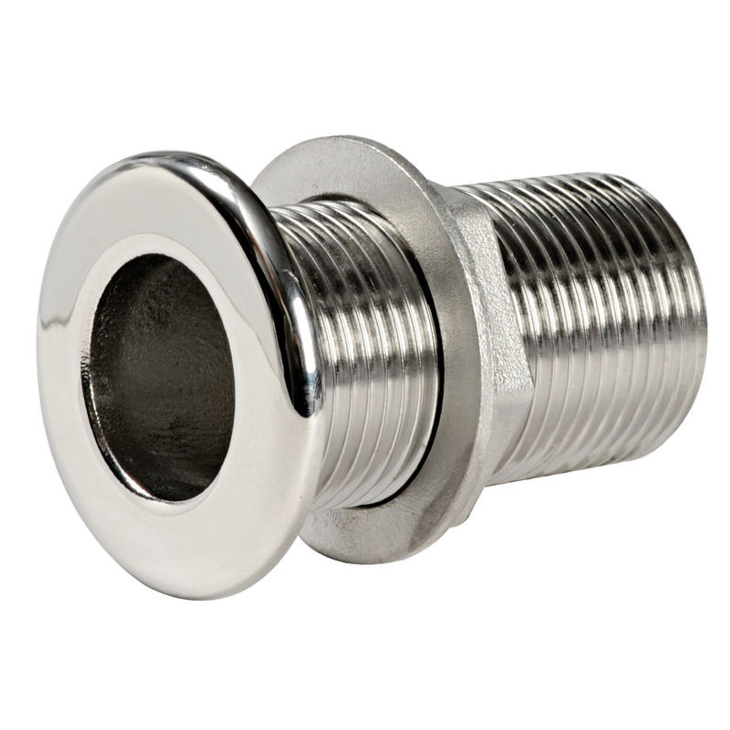 Skrovgenomföring AISI 316 spegelpolerad 1"