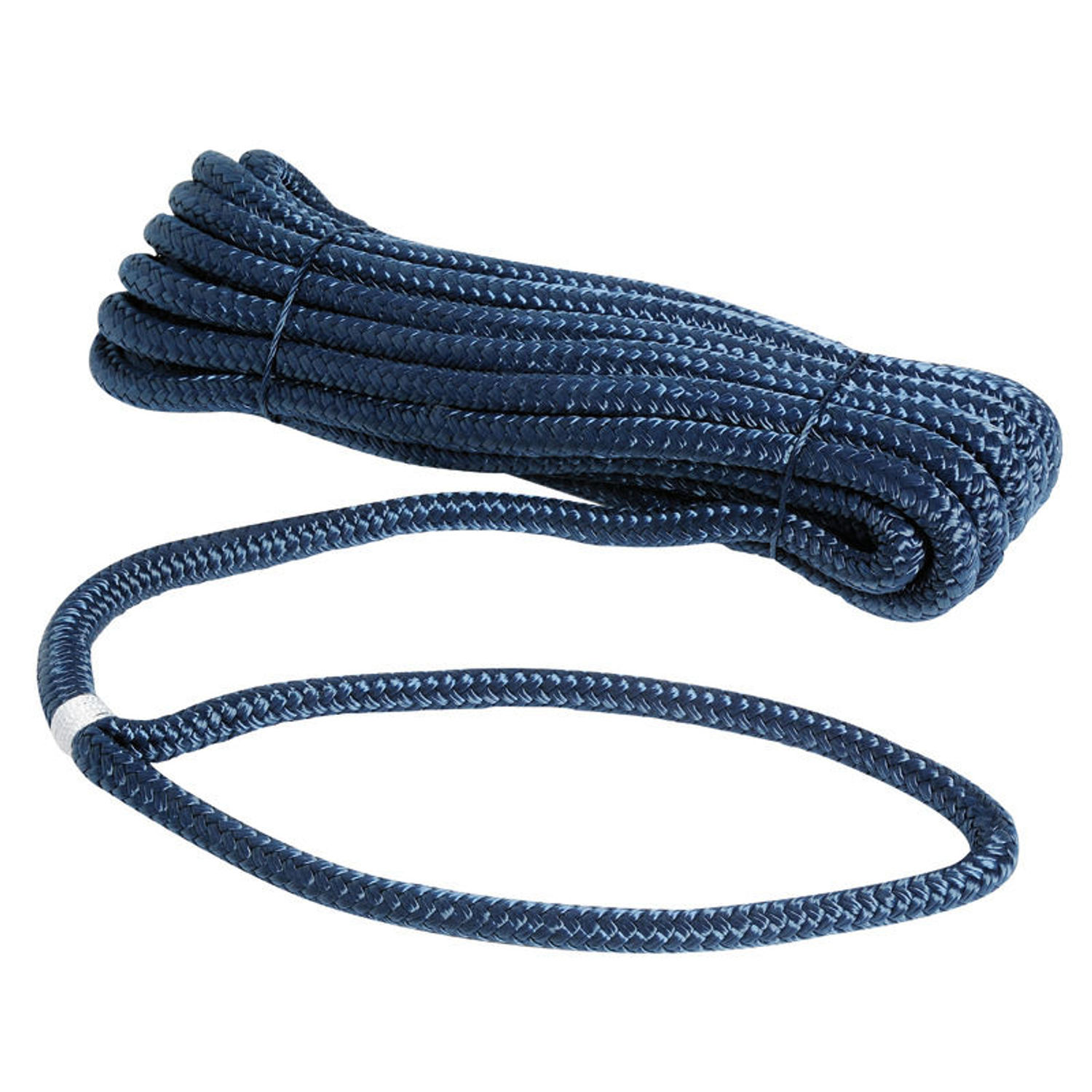 Fortøyningstau med øye marineblå 14 mm x 9 m