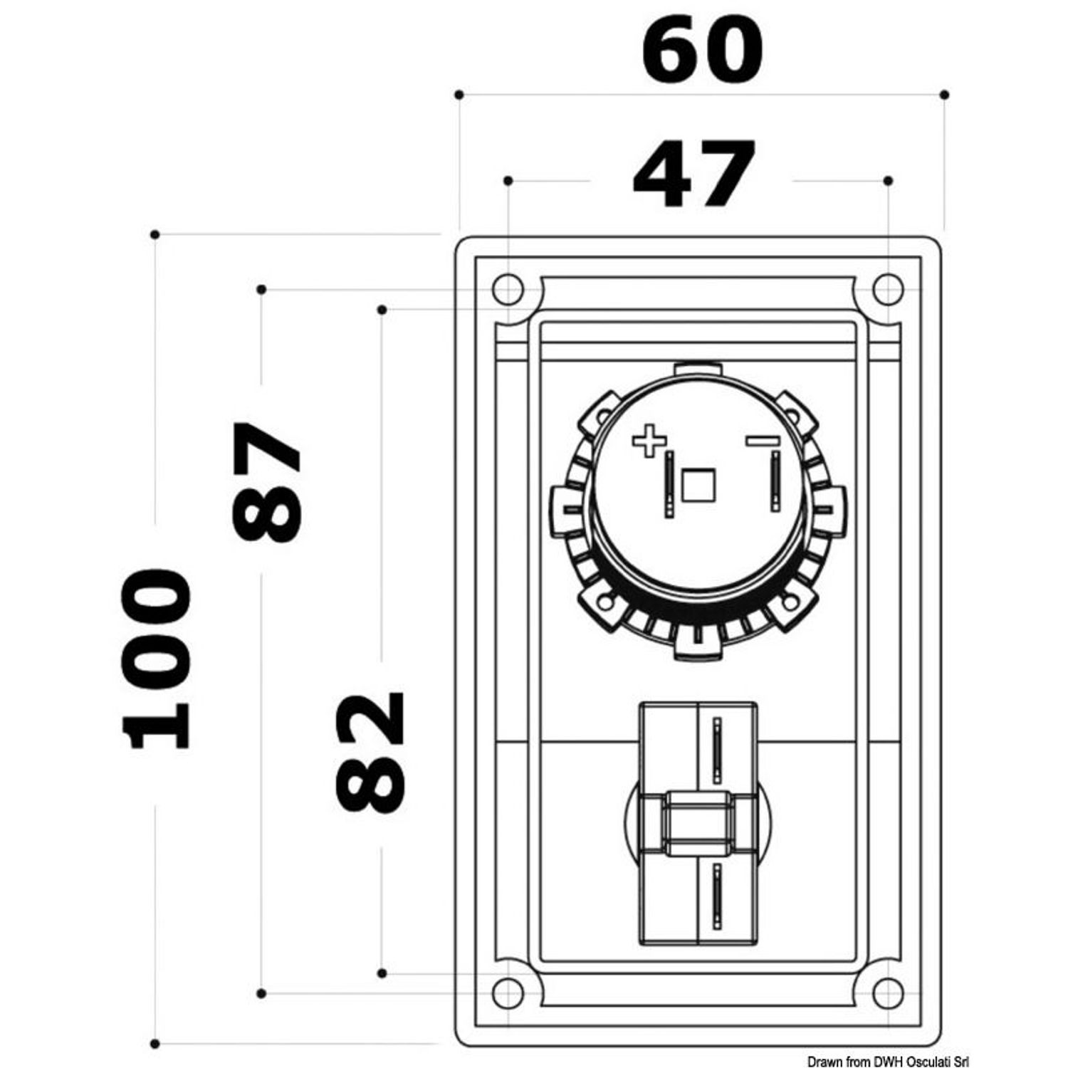 Lisämoduuli paneeliin USB-A + USB-C
