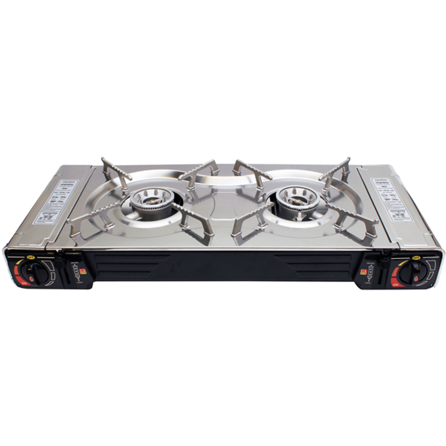 1852 dobbel gassbrenner 2,5 kW - 2 brennere, leveres i plastkoffert 1852 dobbel gassbrenner 2,5 kW - 2 brennere, leveres i plastkoffert