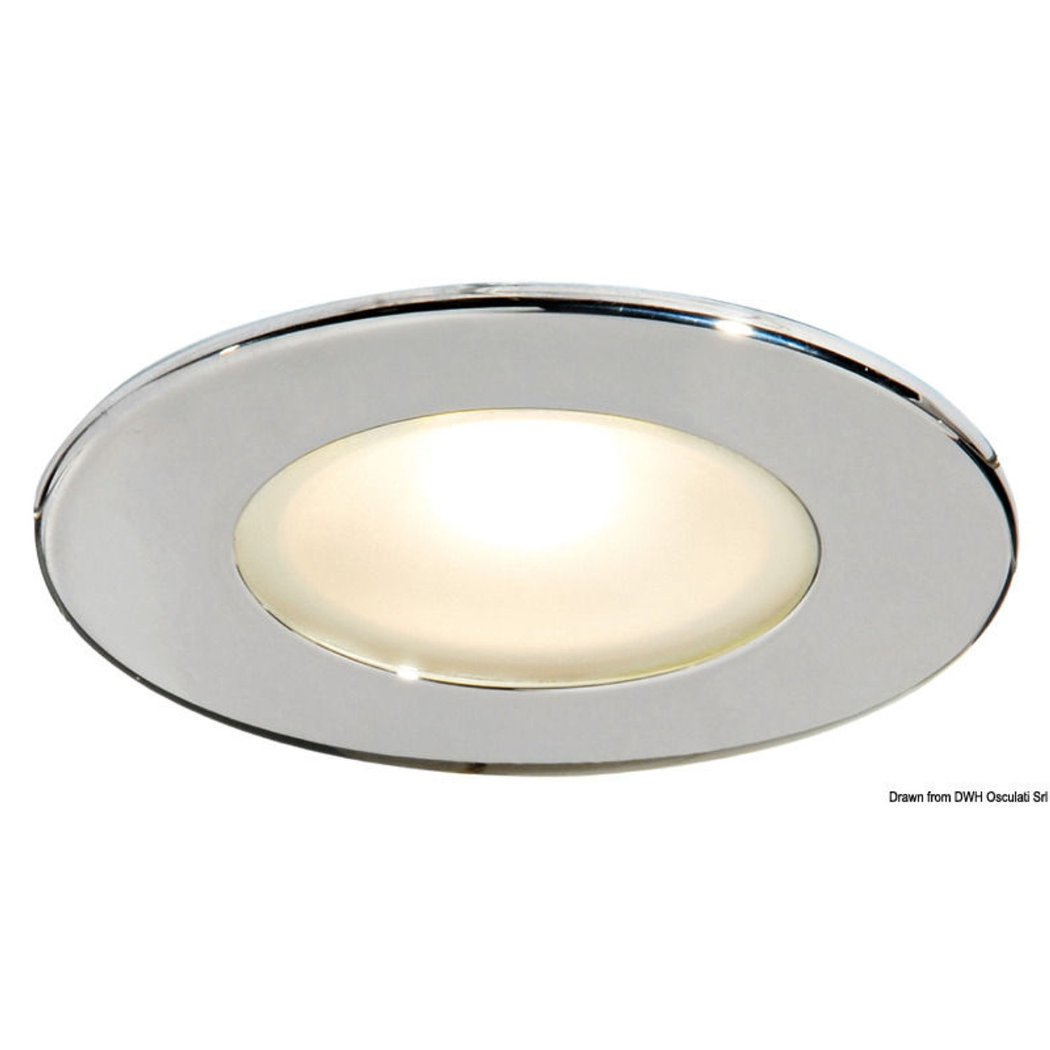 Atria II LED uppoasennettava kattovalo peilikiillotettu IP40