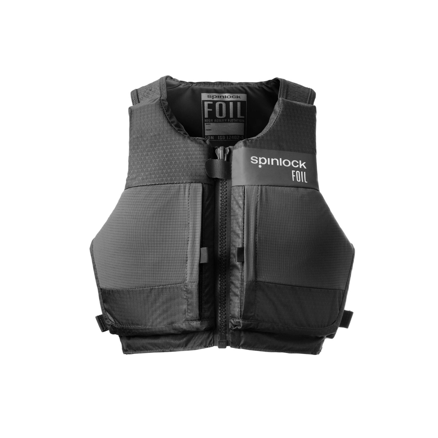 Flytevest Spinlock Foil PFD 50N Svart