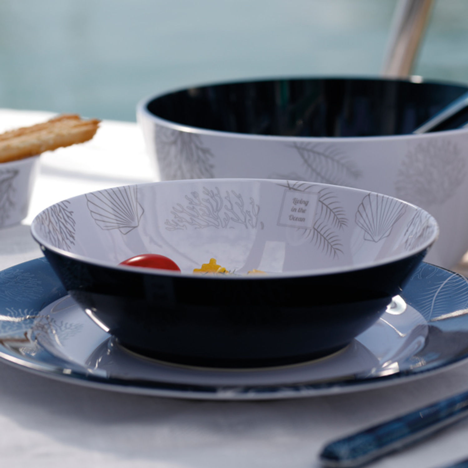 MB Living tallerken Ø25, 6 stk