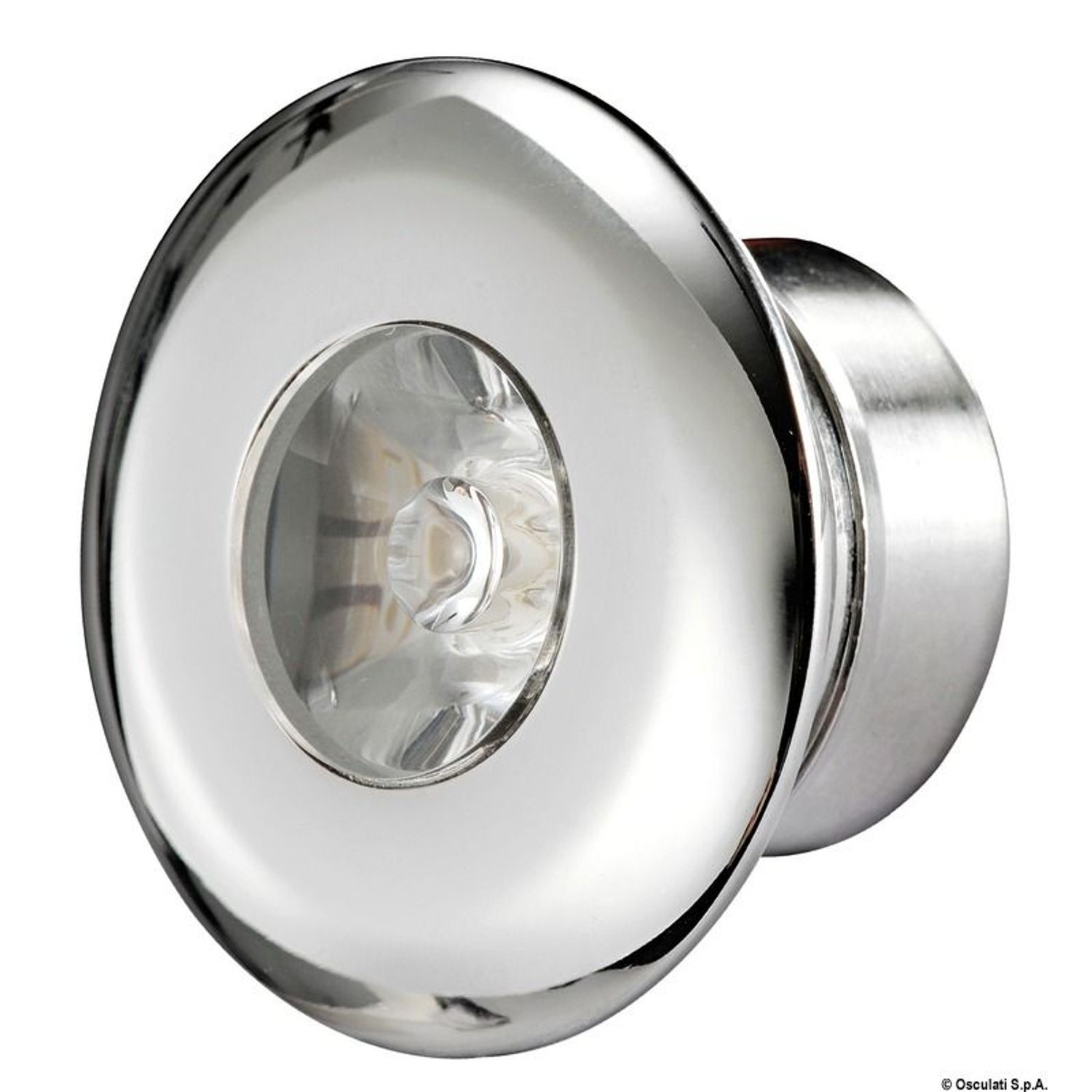 Rund vit LED-instegsbelysning