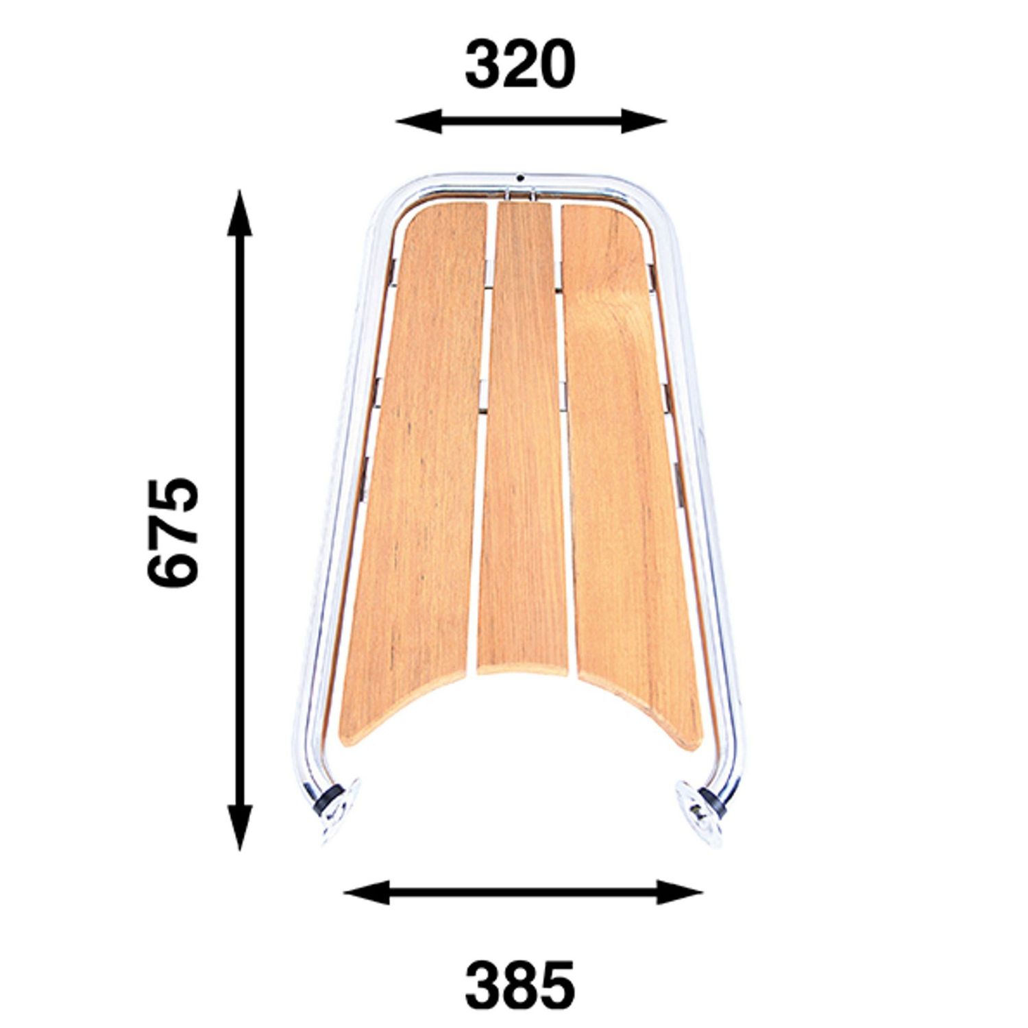 Båtsystem Sejlbådsplatform med Ramme 700mm