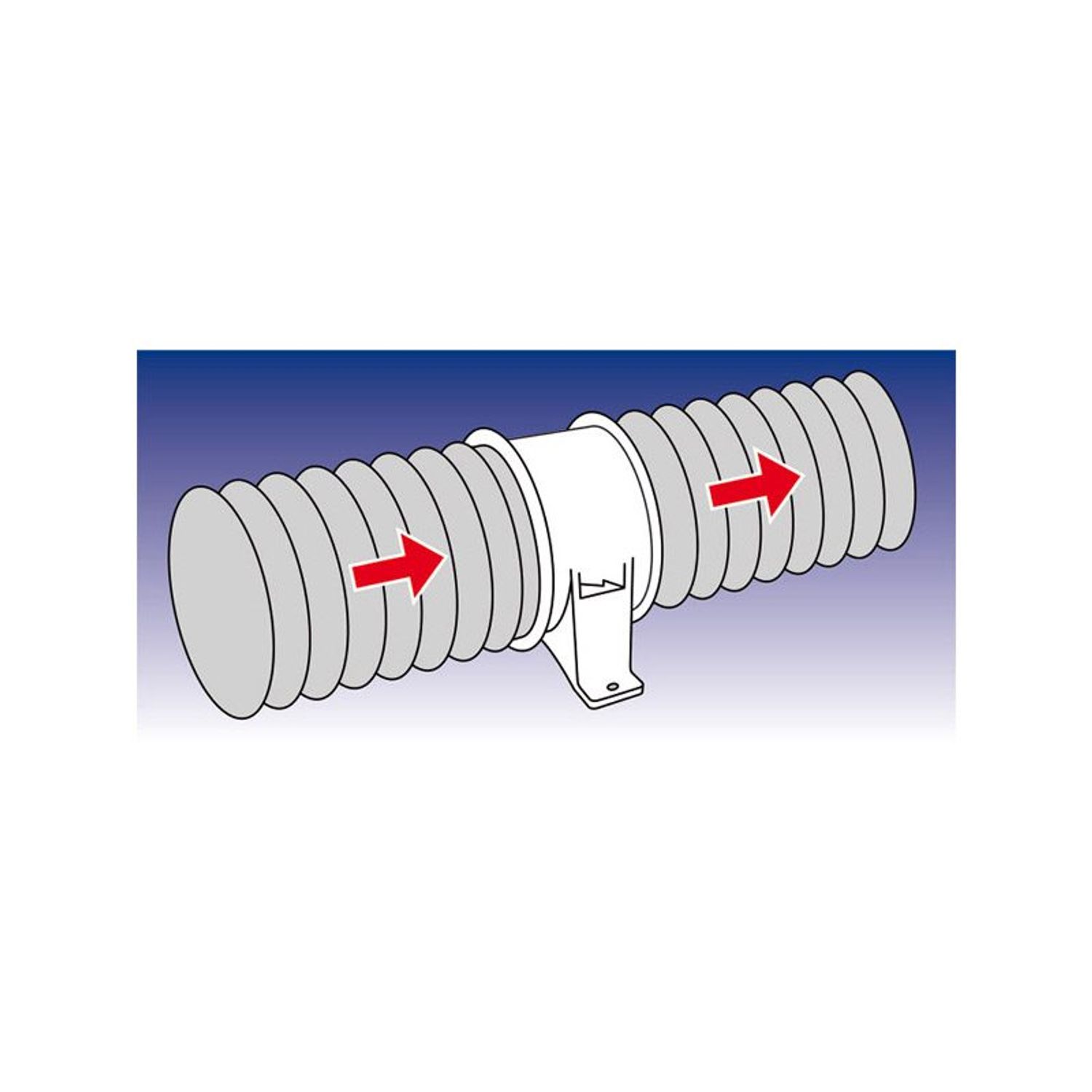 Motorrumsventilator 3" 3,9 m3/min