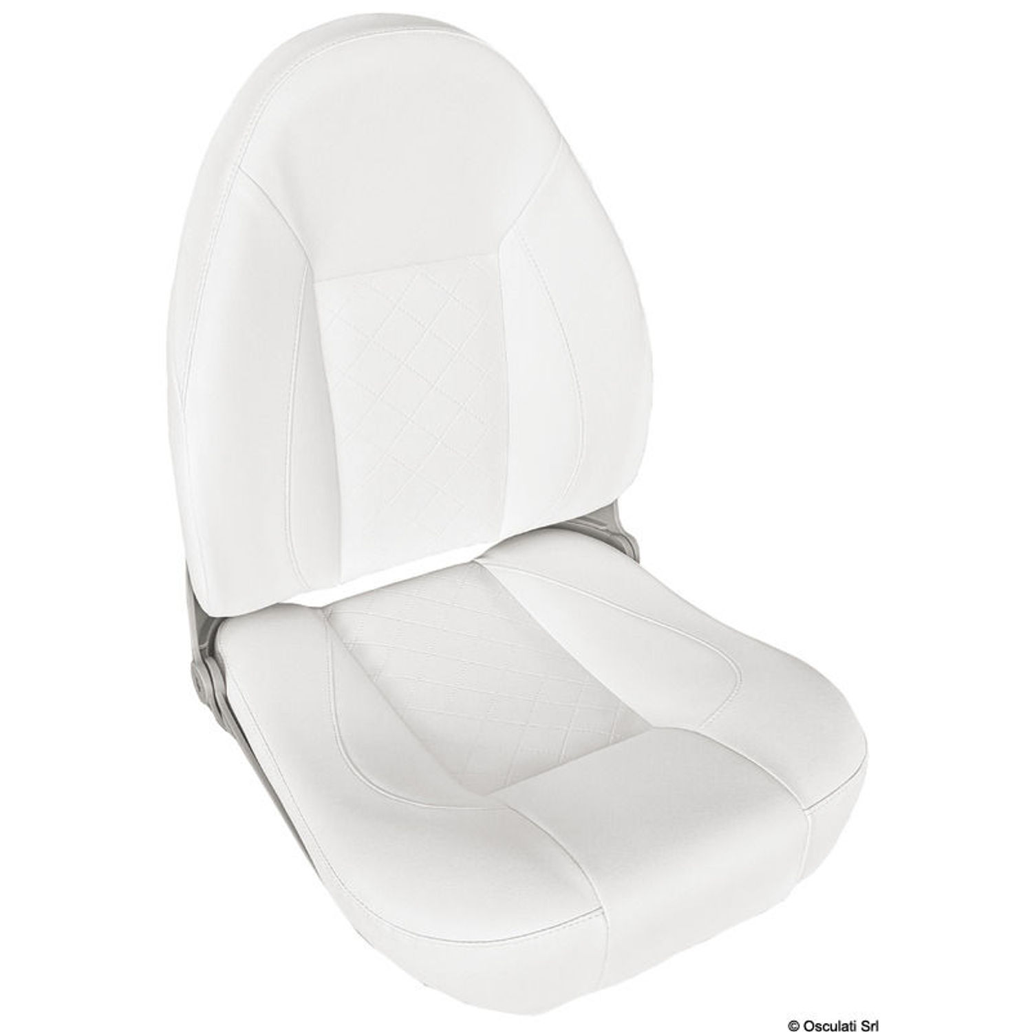 Comfort-istuin CP48 korkealla taittuvalla selkänojalla Valkoinen RAL9010