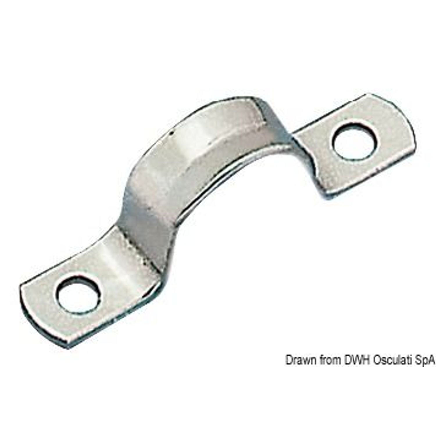 Padeye poleret AISI316 47x14 mm