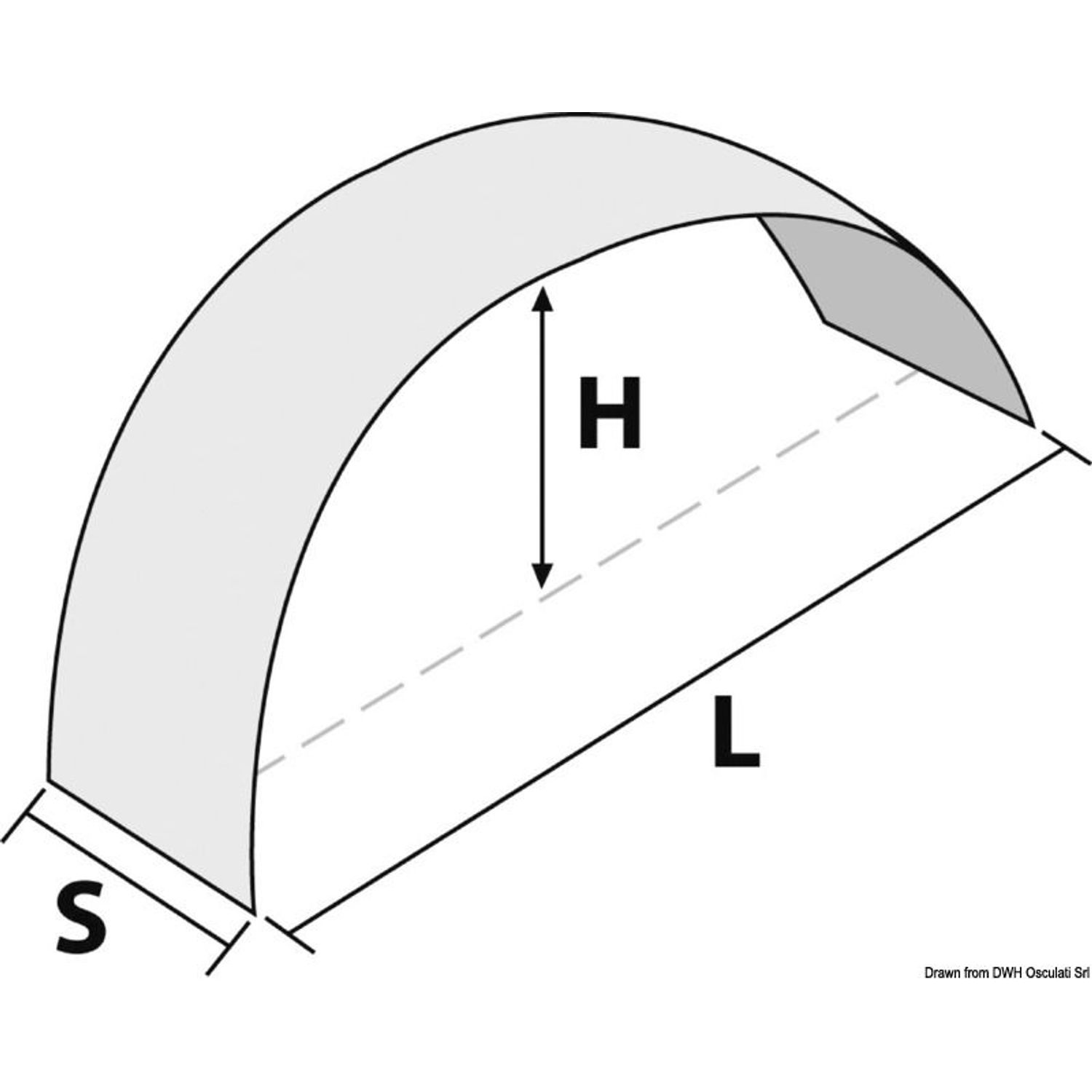 Galvaniserad stänkskärm i järn, för 13"/14" hjul