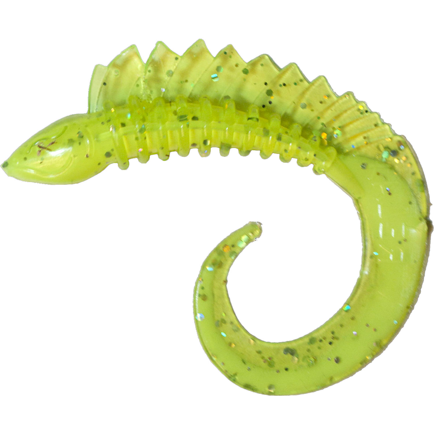 Relax Viper 3" 7 cm - Chartreuse med glitter