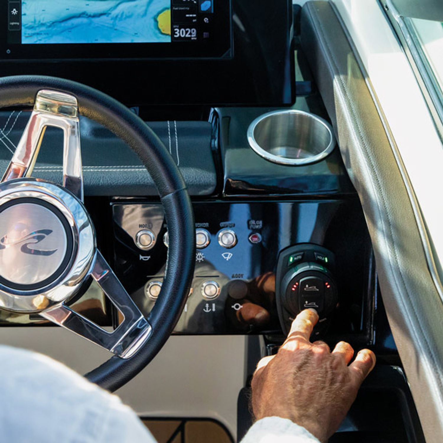 Lenco Pro Control Auto Flybridge Keypad med kablar