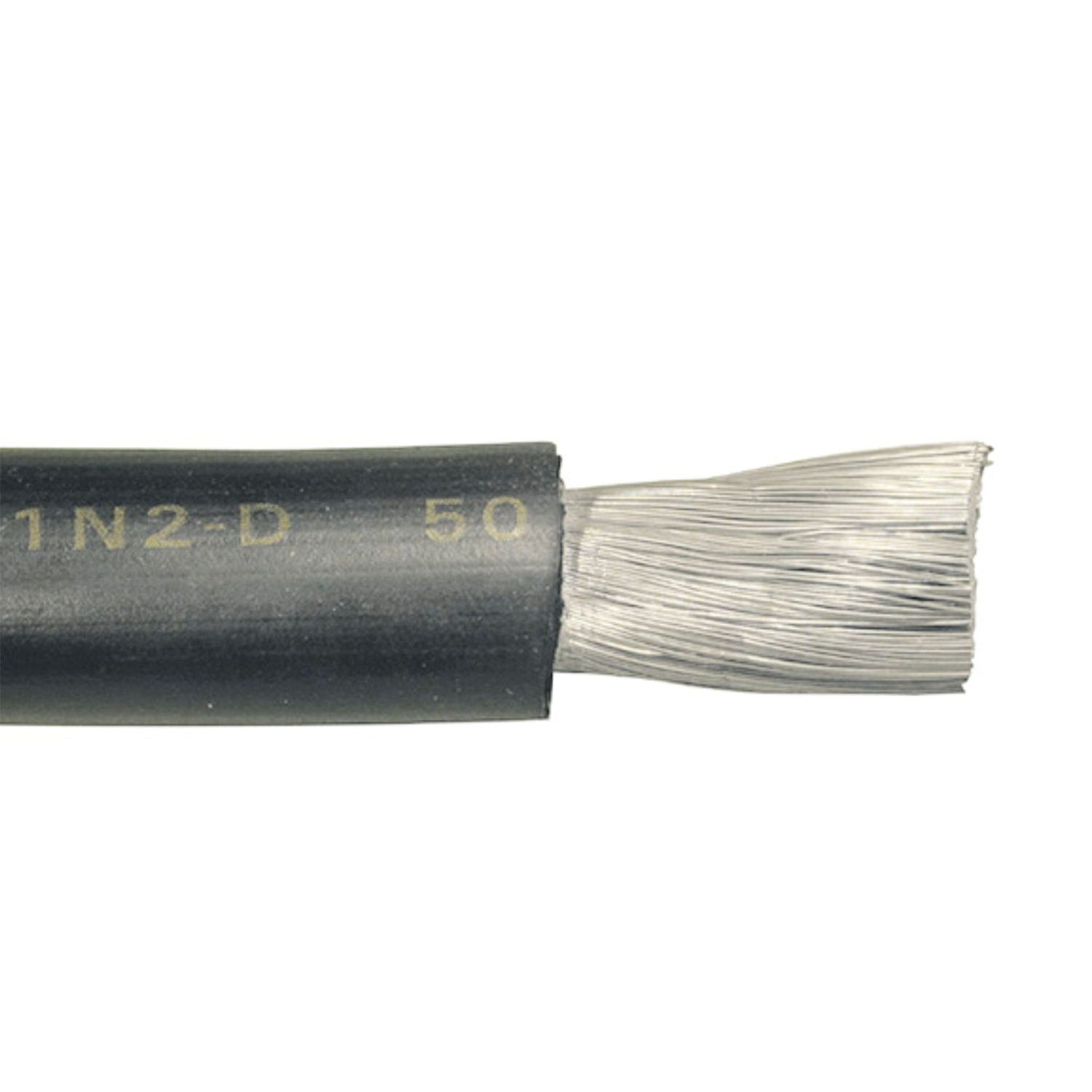 Tinattu kumikaapeli Skyllermarks musta