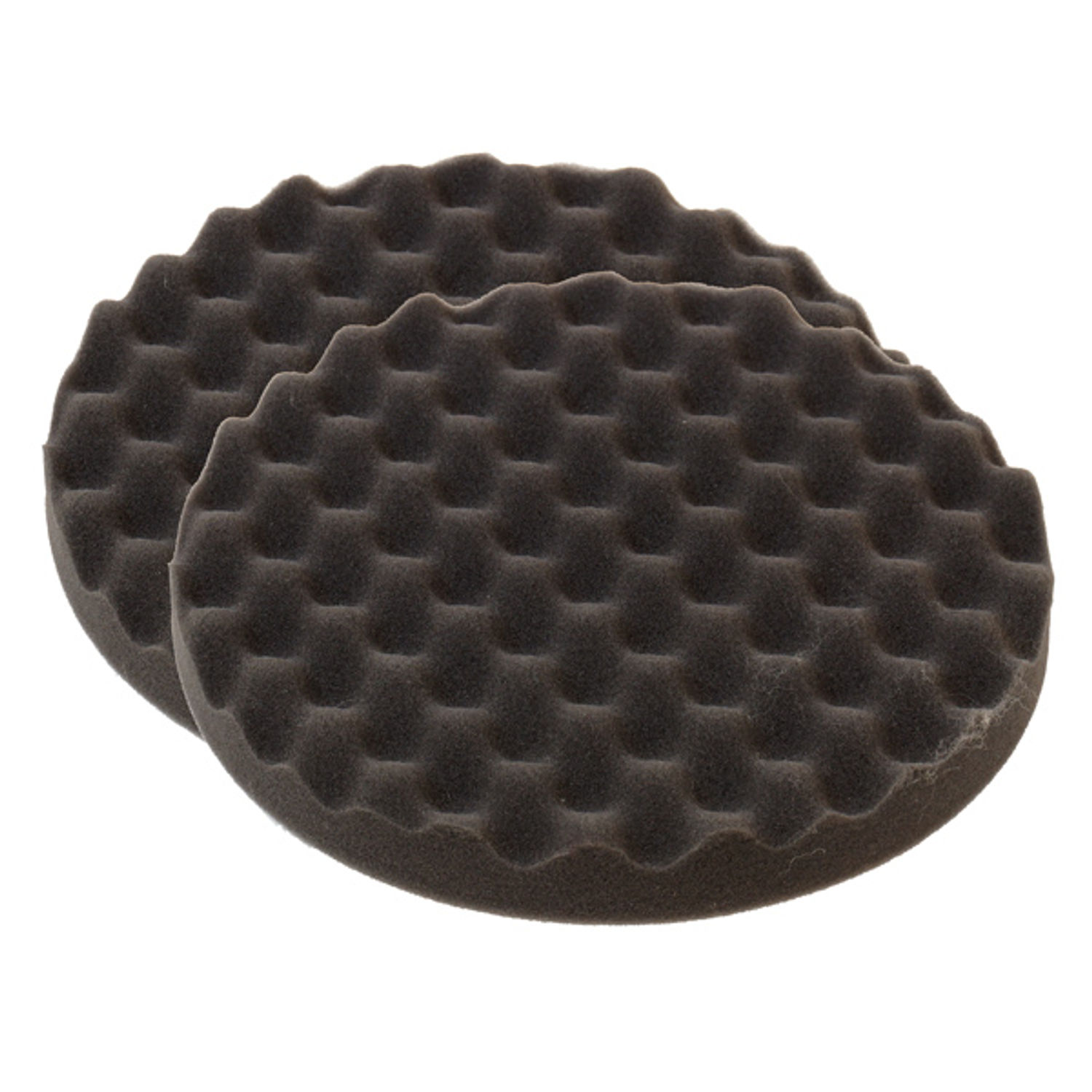 1852 Vaxrondell våfflad, svart 2-pack