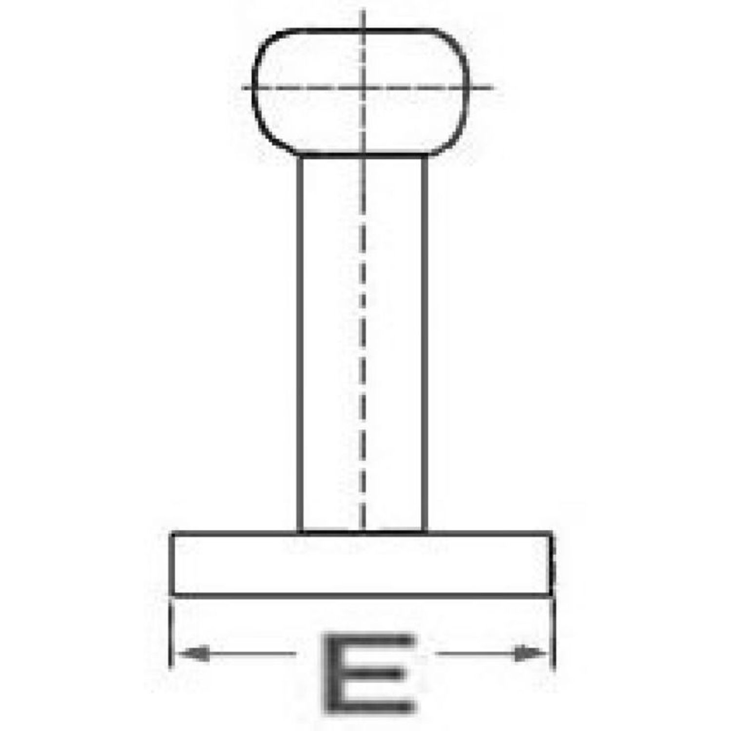 Nordik knap spegelpolerad AISI316 150 mm
