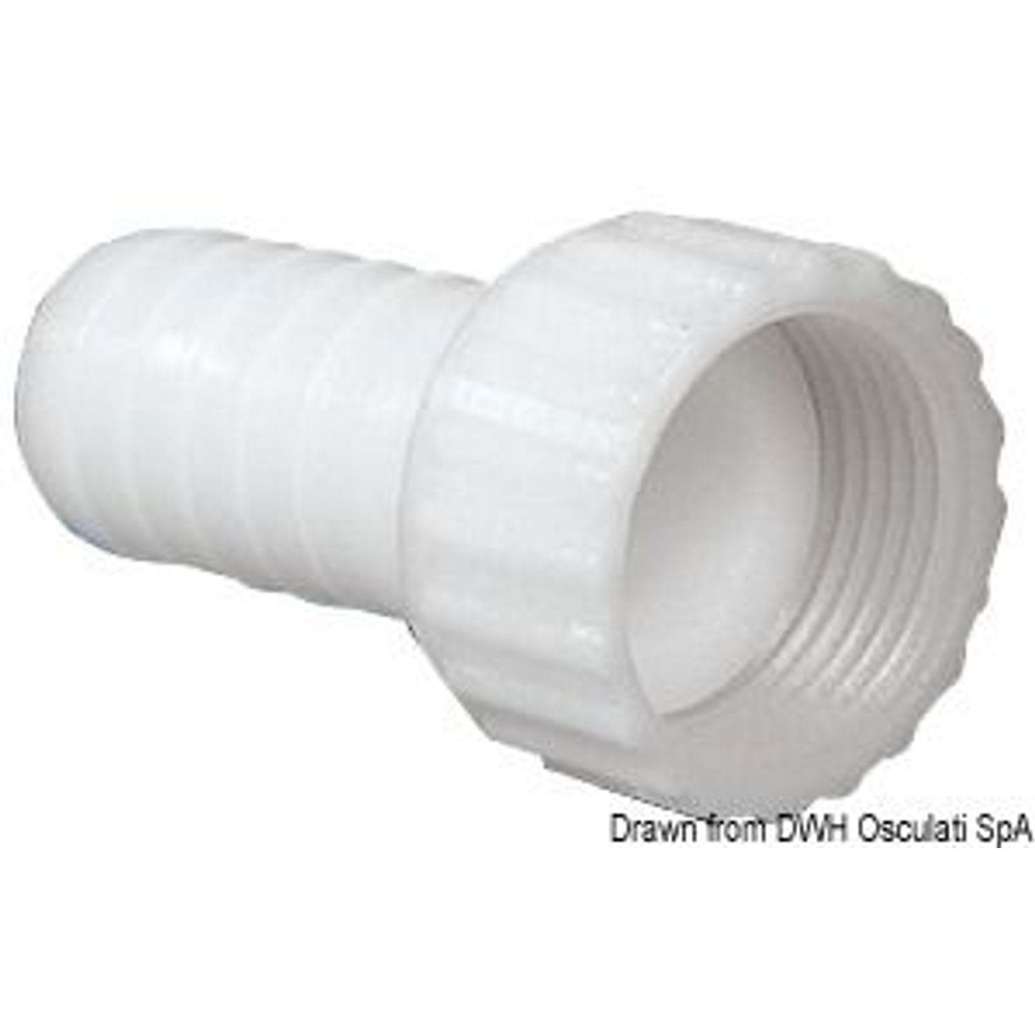 90° slangeadapter hunn 3/4" x 16 mm