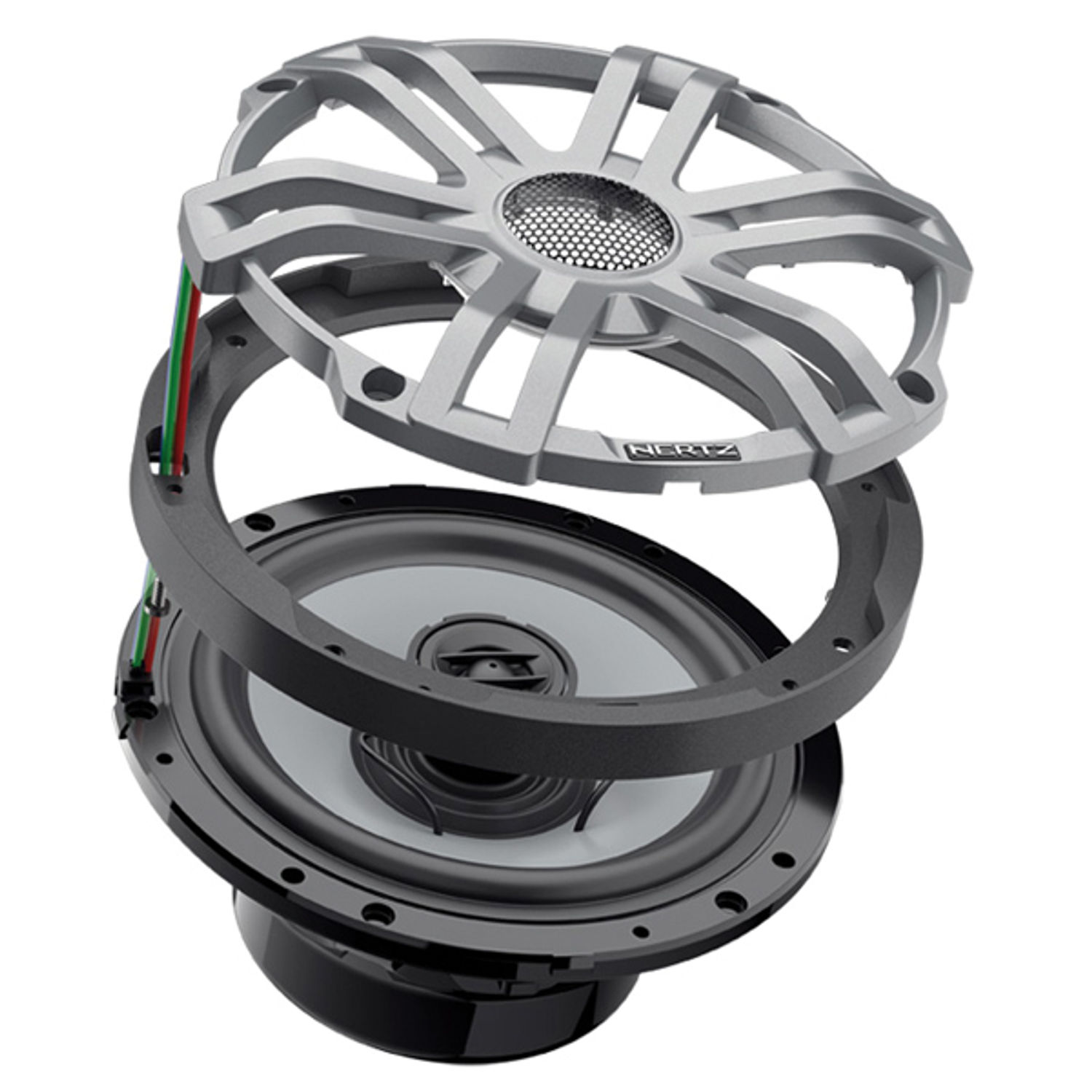 Hertz HEX 6.5 S-LD-G - 6.5"" 4Ohm marin högt. Sport GR RGB