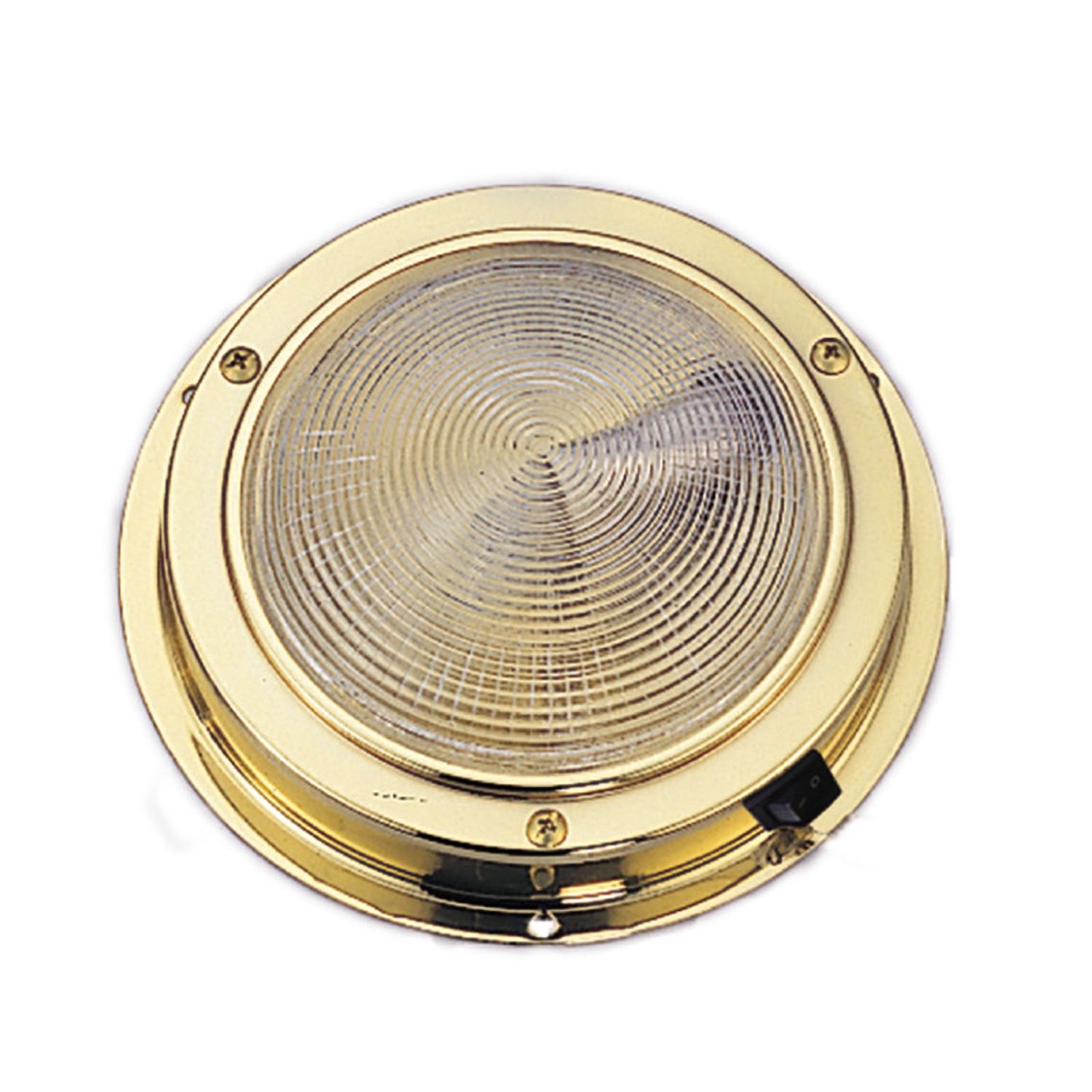 Loft-LED-lampe i messing uden indbygning 138 mm