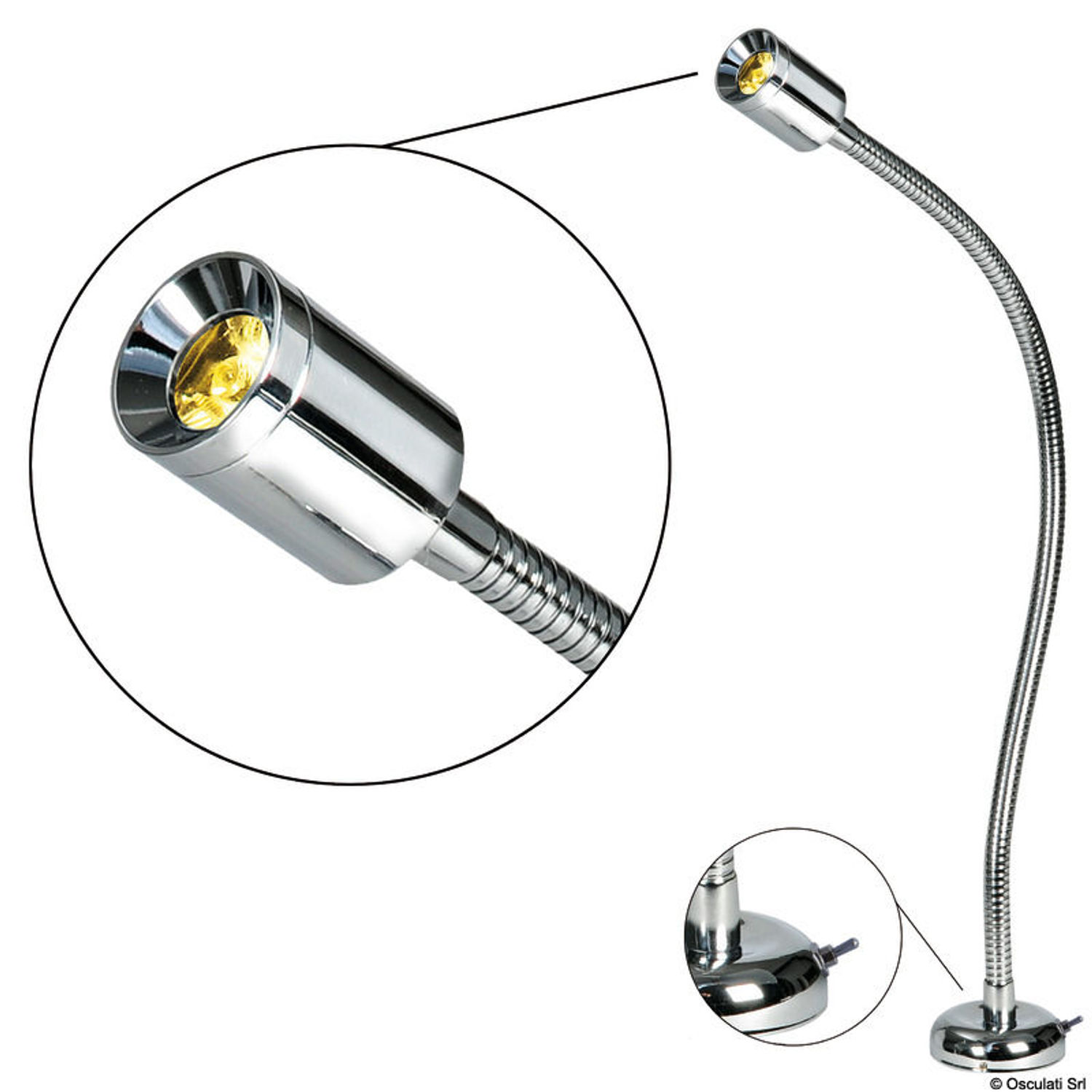 Leddet LED-lys 10 W 12/24 V