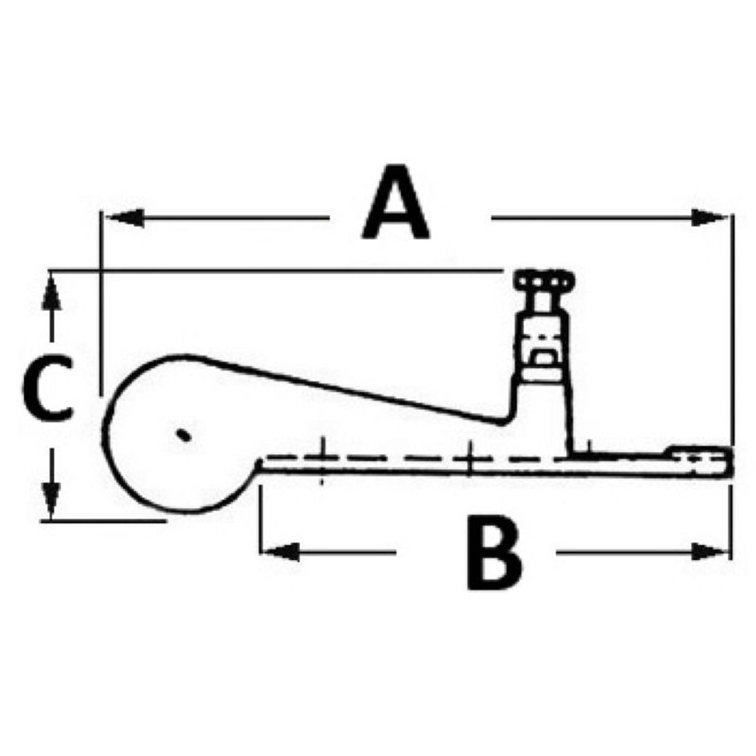 SS ankarrulle 205 mm