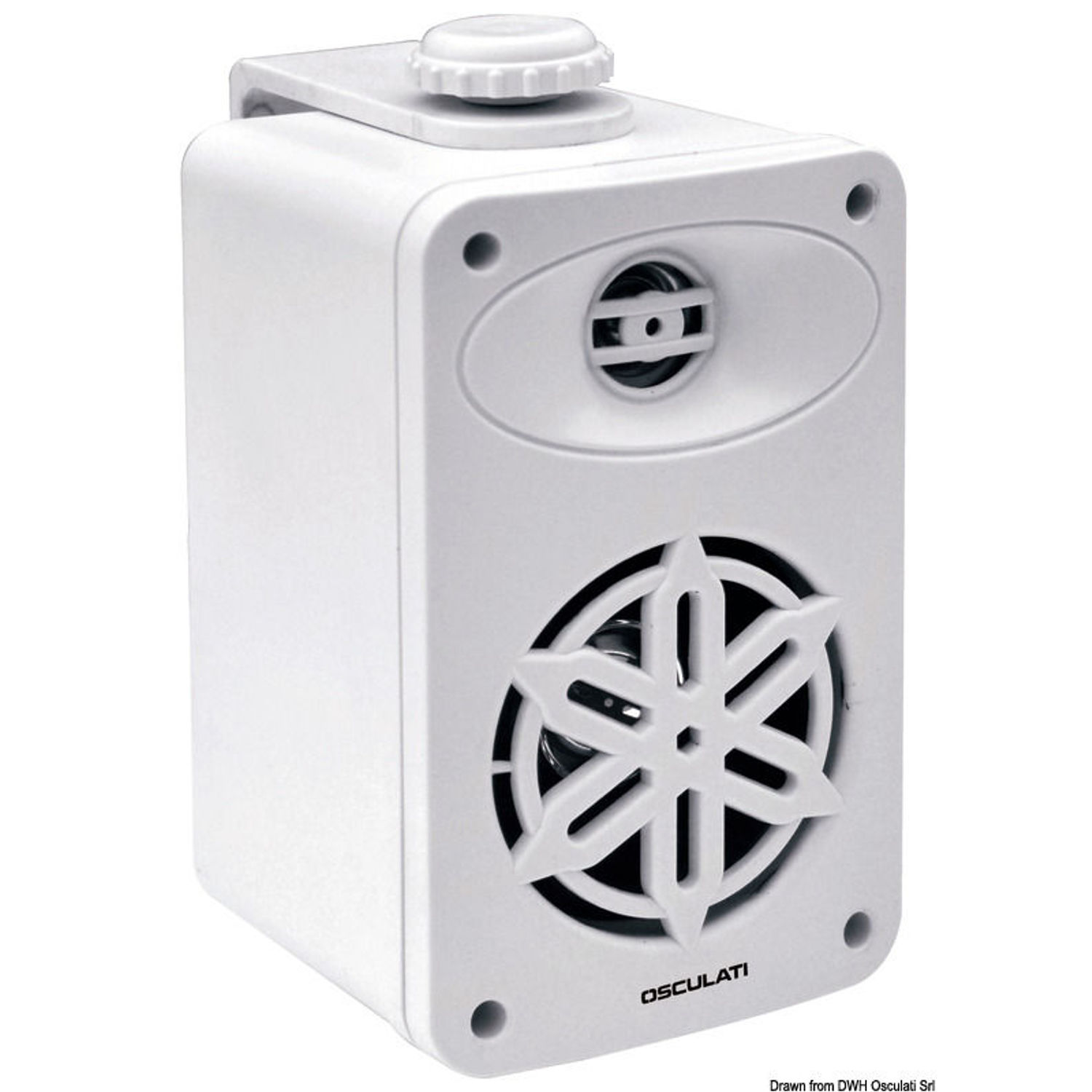 Par 2-veis høyttalere for innendørs bruk 3" - 2x80W - hvite