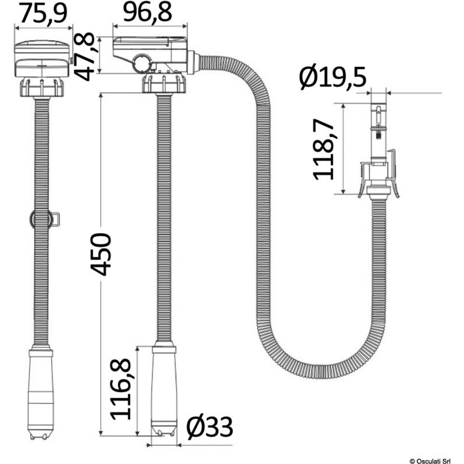 Batteridriven vätskeöverföringspump