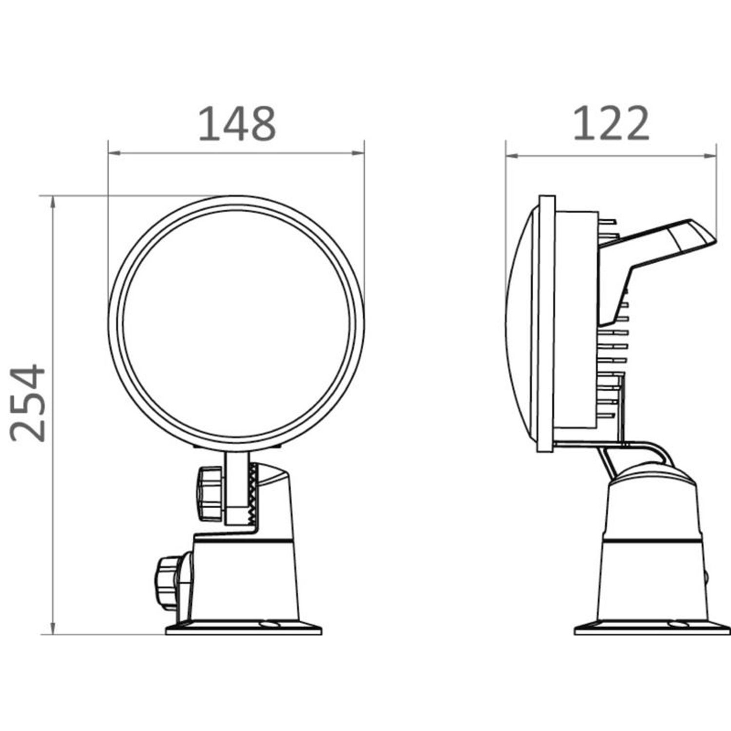 Moonlight LED-kohdevalo 12/24 V