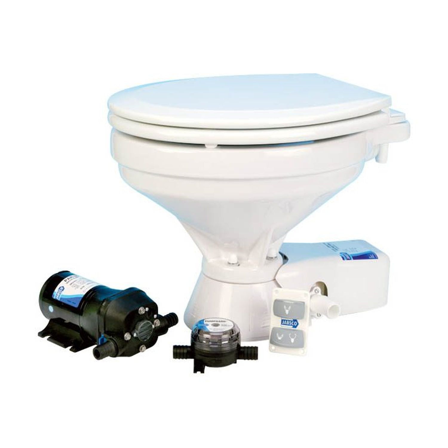 Jabsco Compact Quiet Flush El-toalett