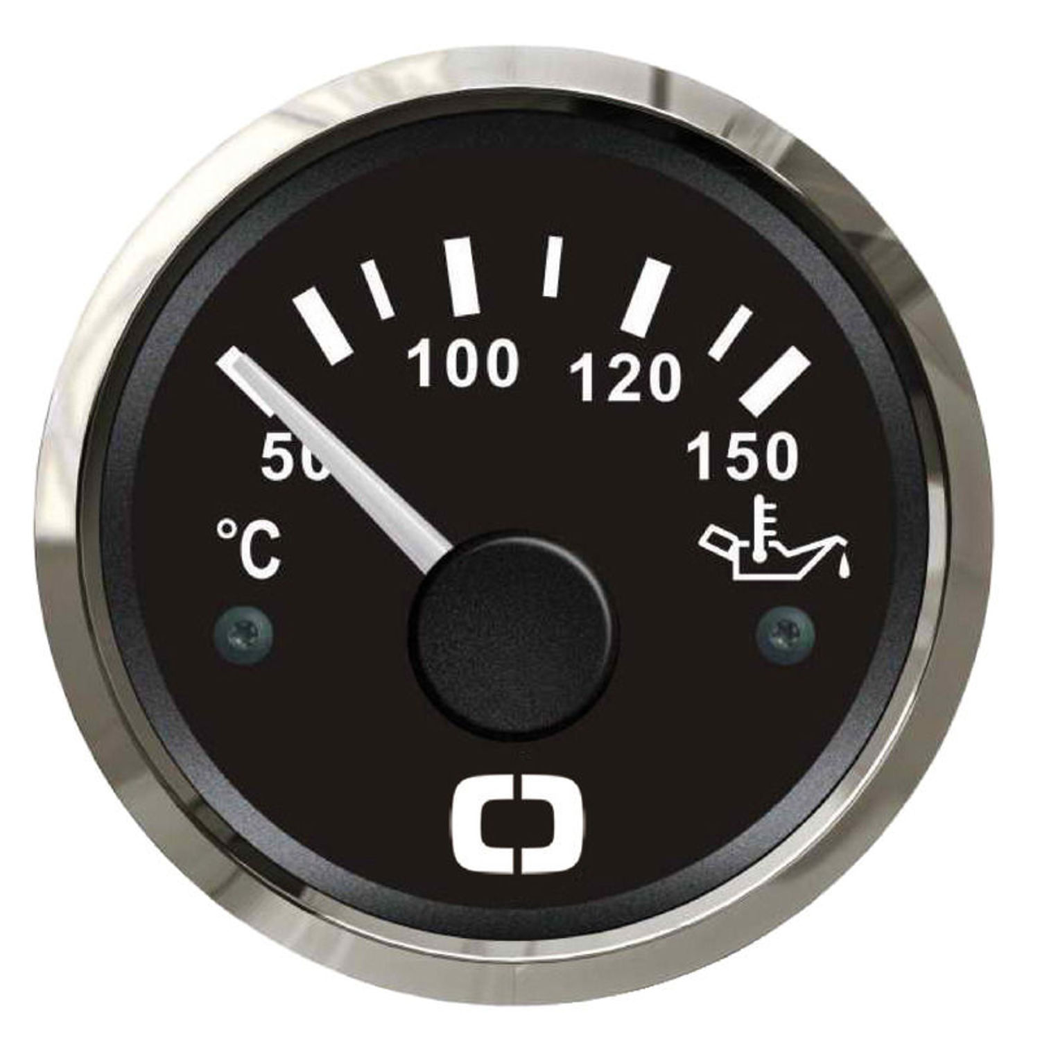 Öljyn lämpötilamittari 50/150° musta/kiiltävä