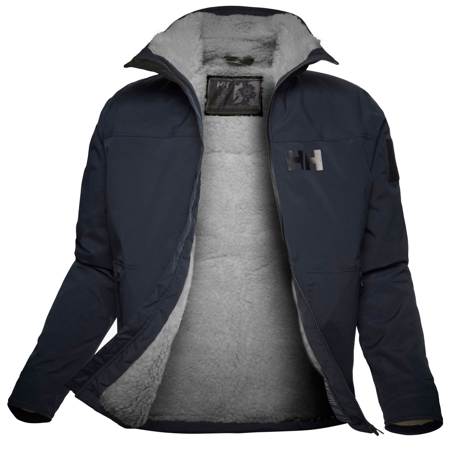 Helly Hansen Arctic Ocean Shelled Wool Pile Jakke Herre Blå