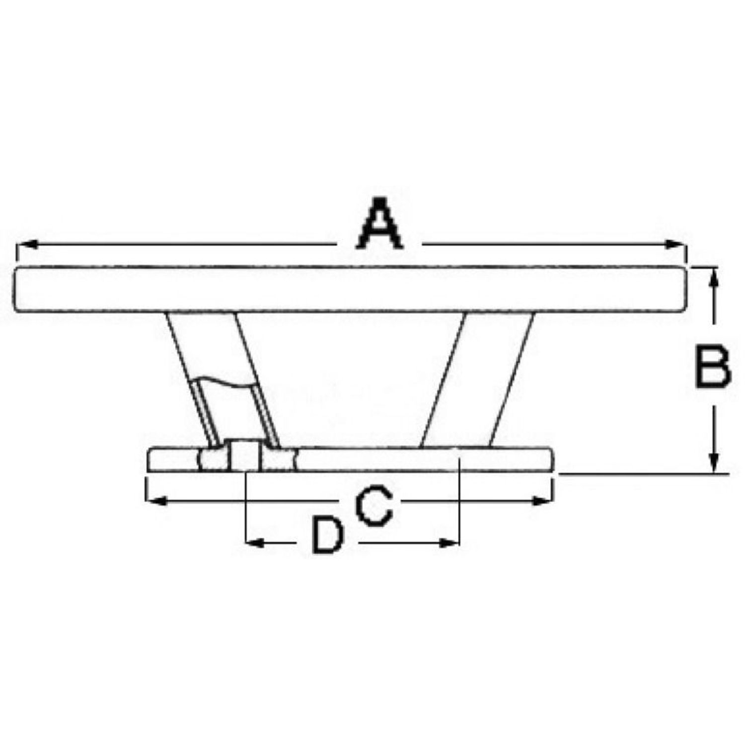 Nordik Black Line kryssholt 265 mm