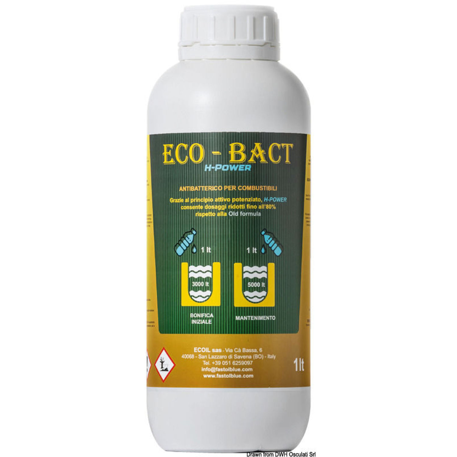 ECO-BACT H-Power brændstofbiocid 250 ml
