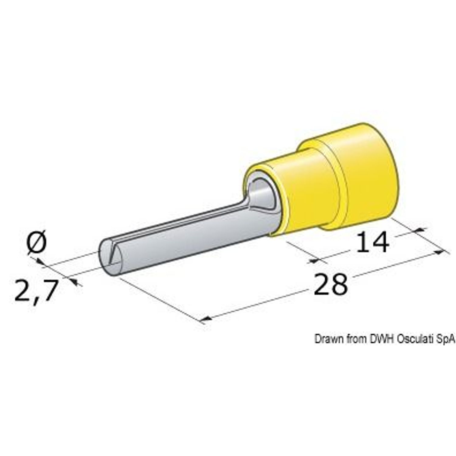 Plugg + hankontakt 2.5-6 mm²