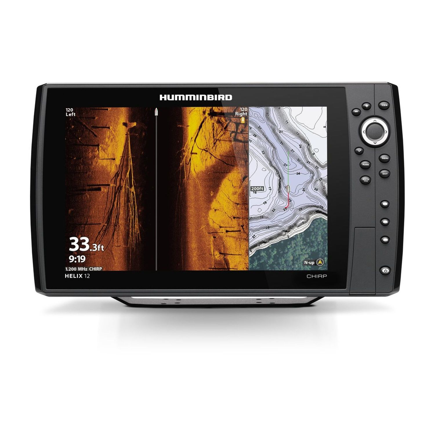 Humminbird Helix 12 CHIRP MSI+ GPS G3N Ekkolod