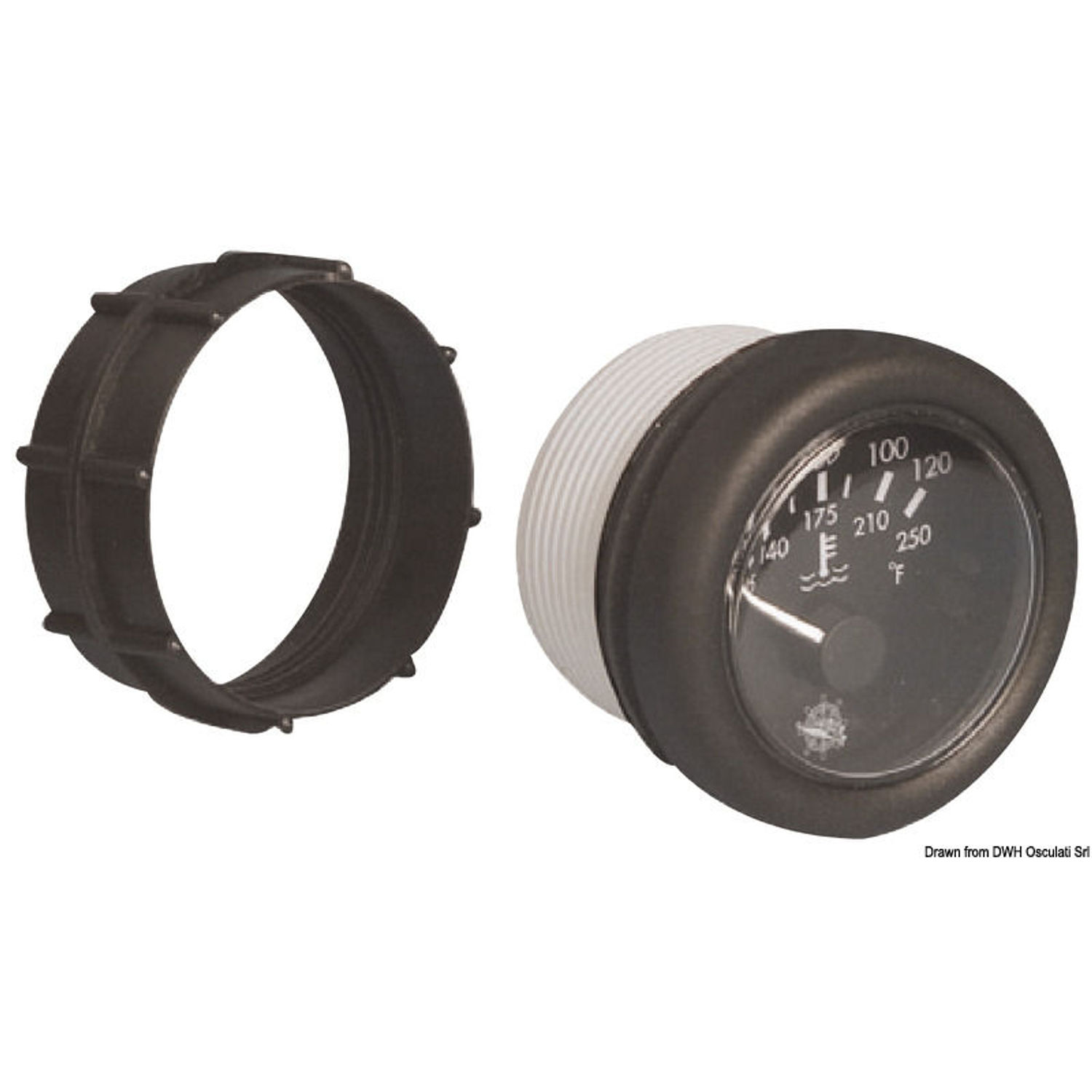 GUARDIAN hvit frontring Ø 59 mm