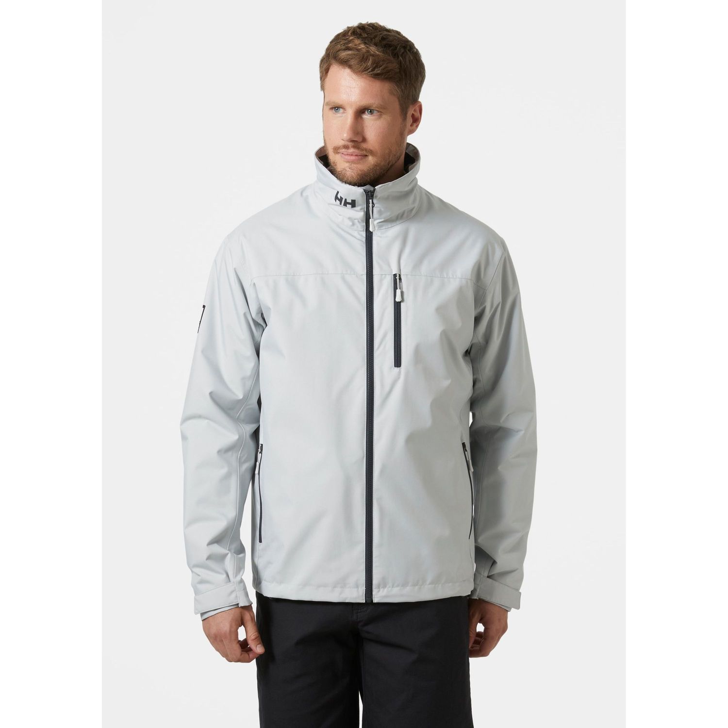 Helly Hansen Crew 2.0 Sailing Jacket Men Vaaleanharmaa