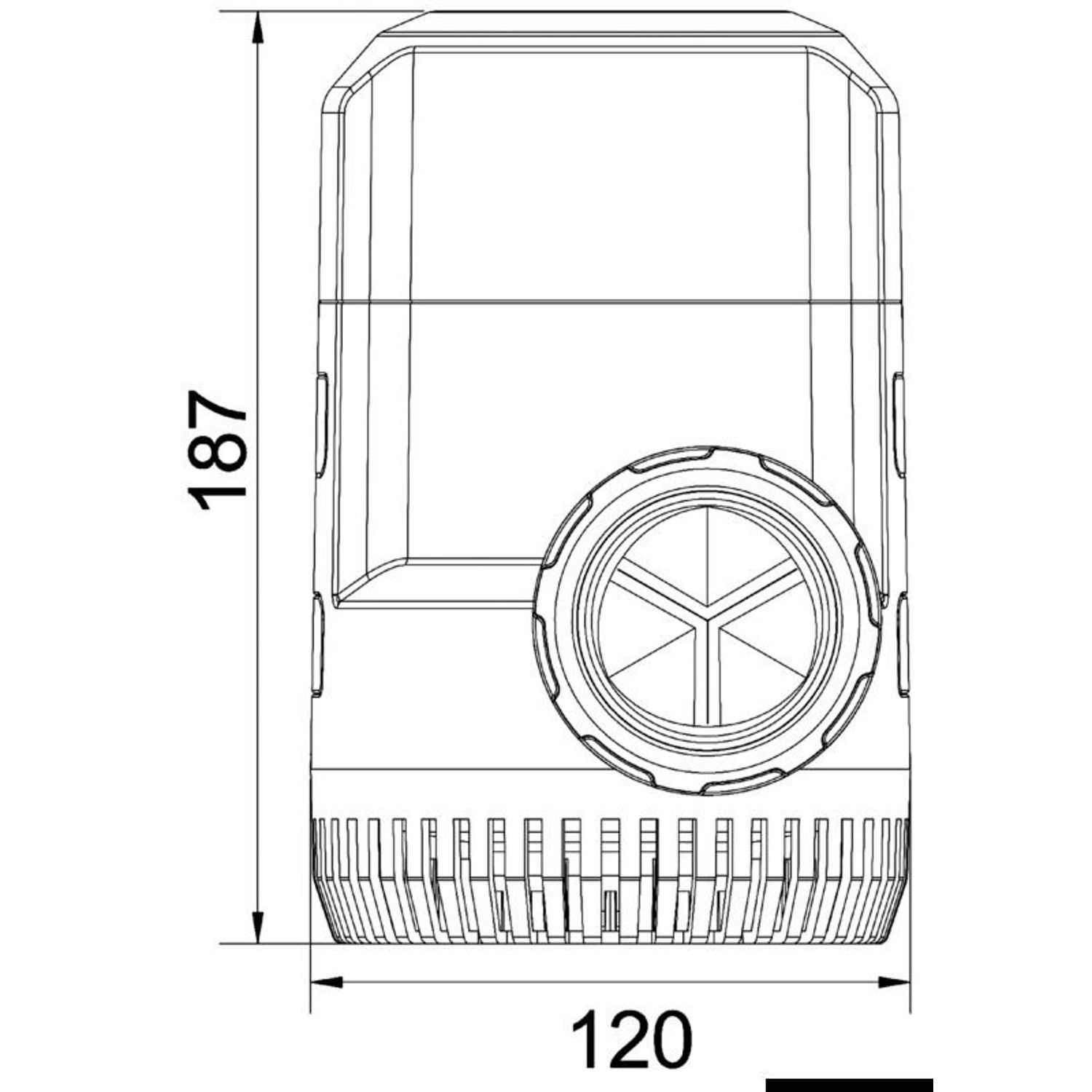 Maxi nedsenkbar lensepumpe G3700 12 V