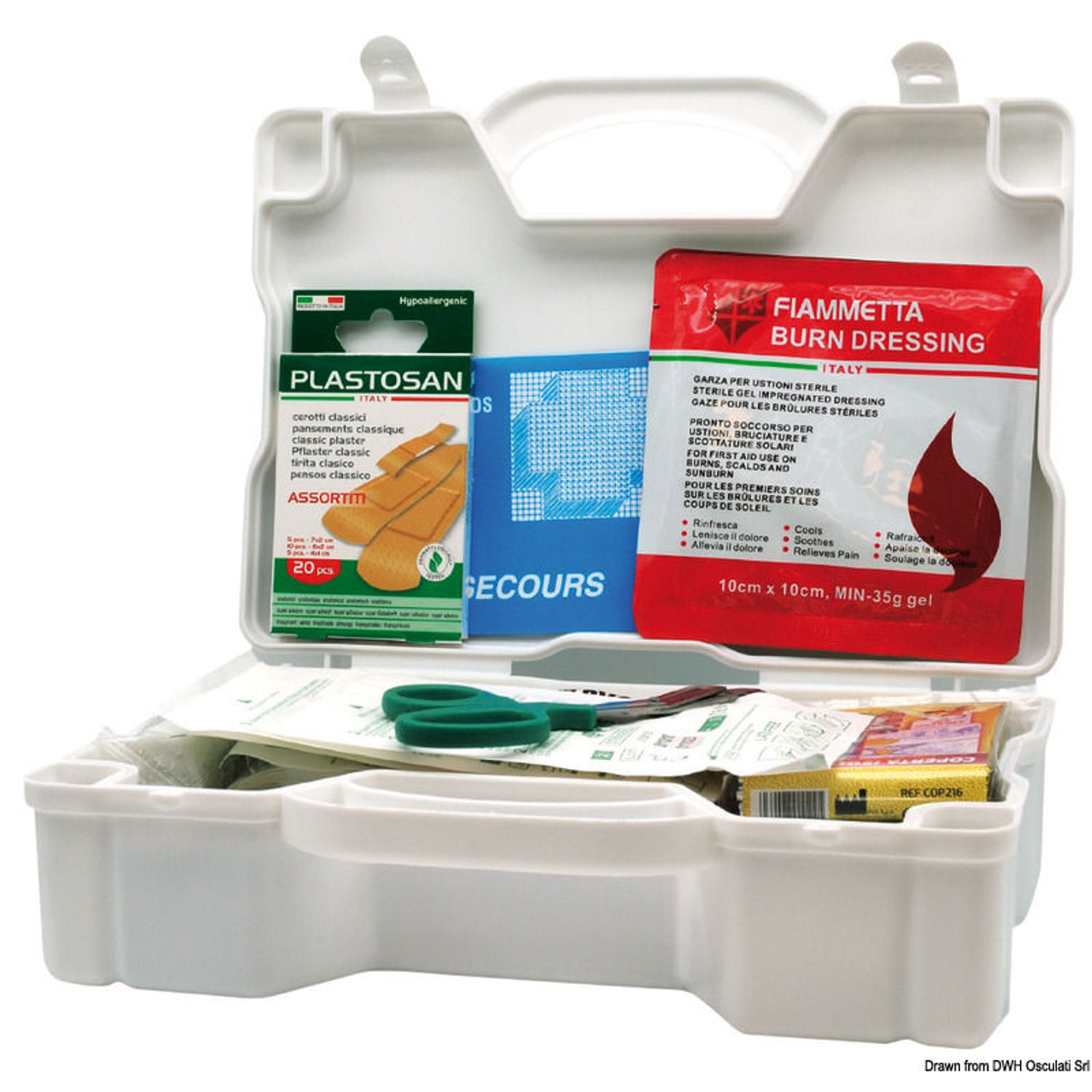 Francia första hjälpen-kit box - över 60 miles