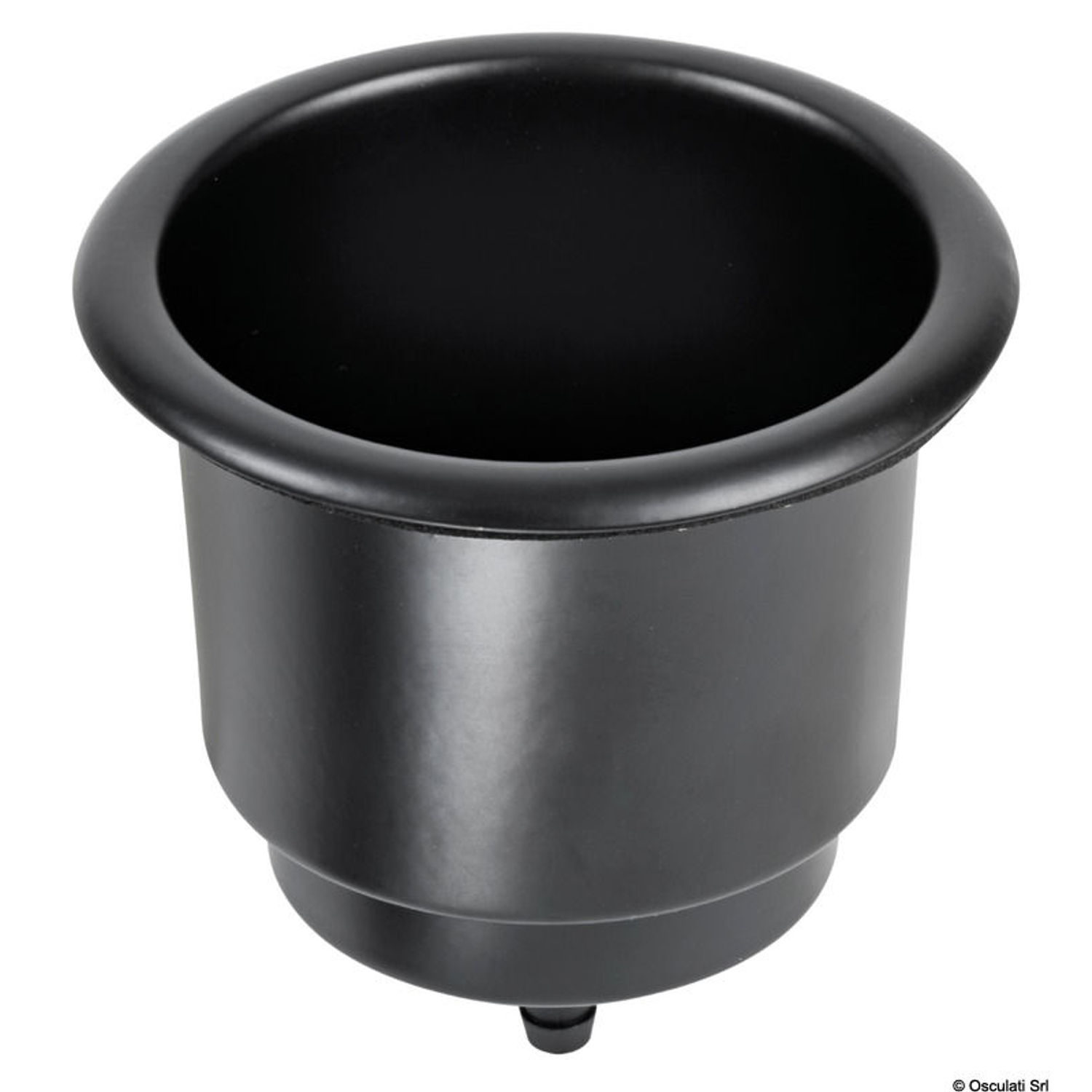 Delux SS svart koppholder med dreneringshull