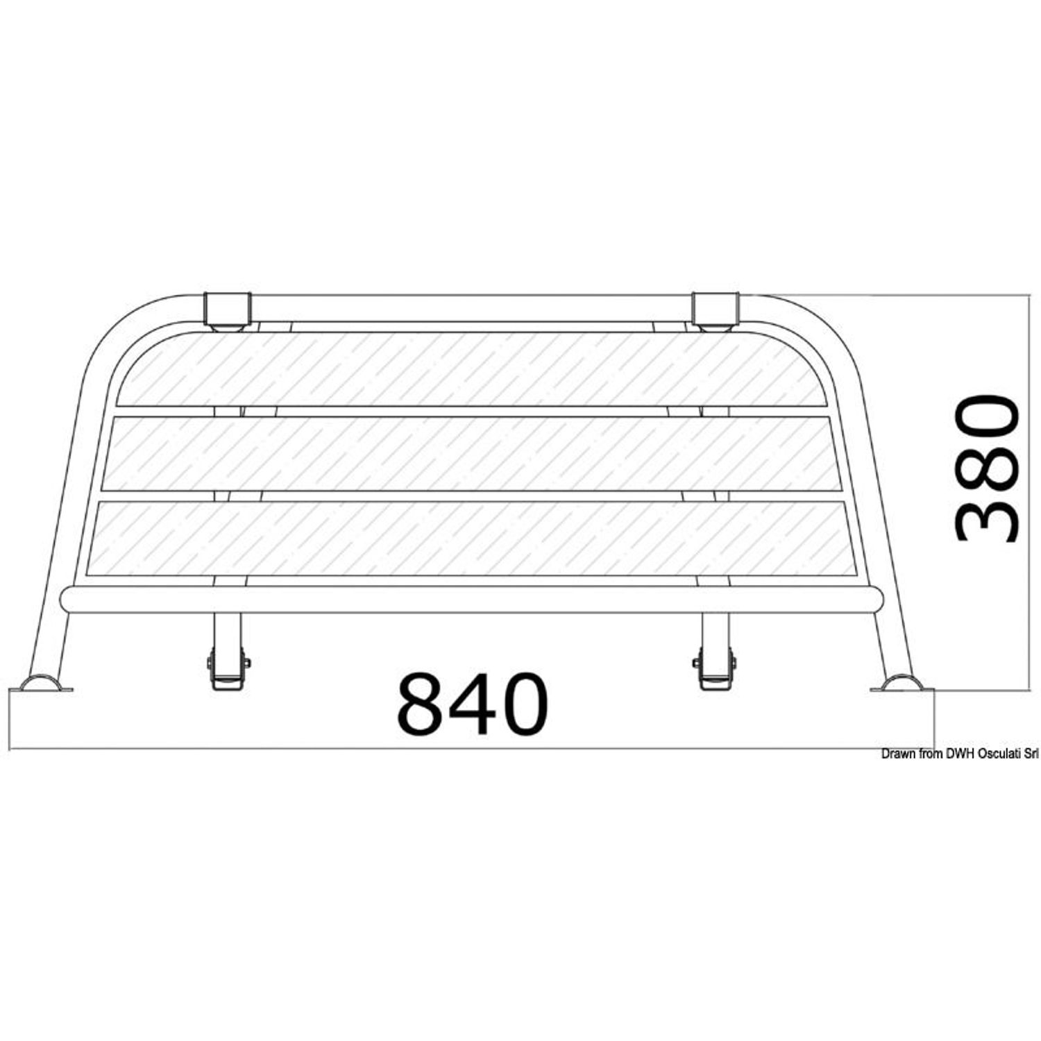 Perätaso 840 mm