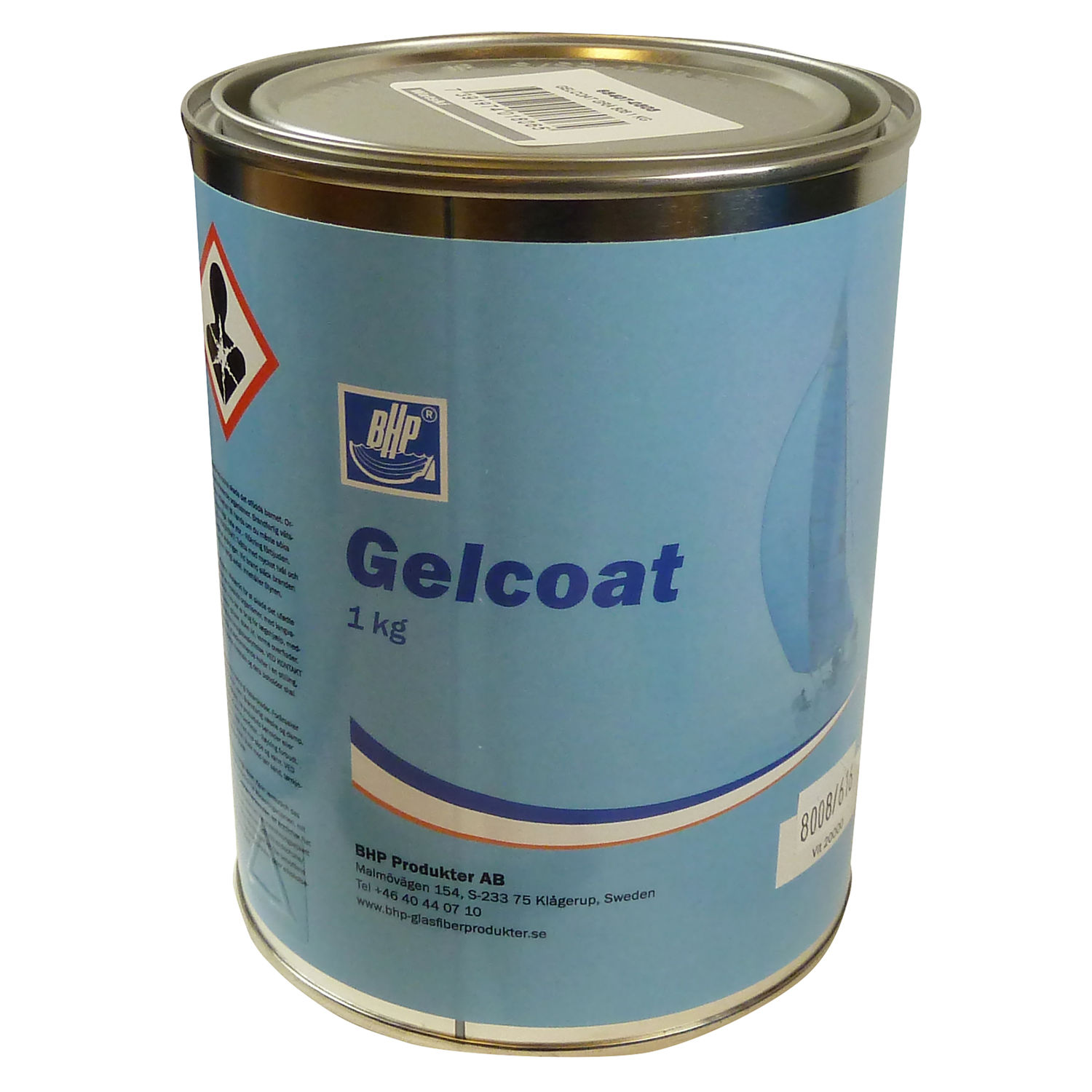 BHP Gelcoat Hvit RAL 200 100g