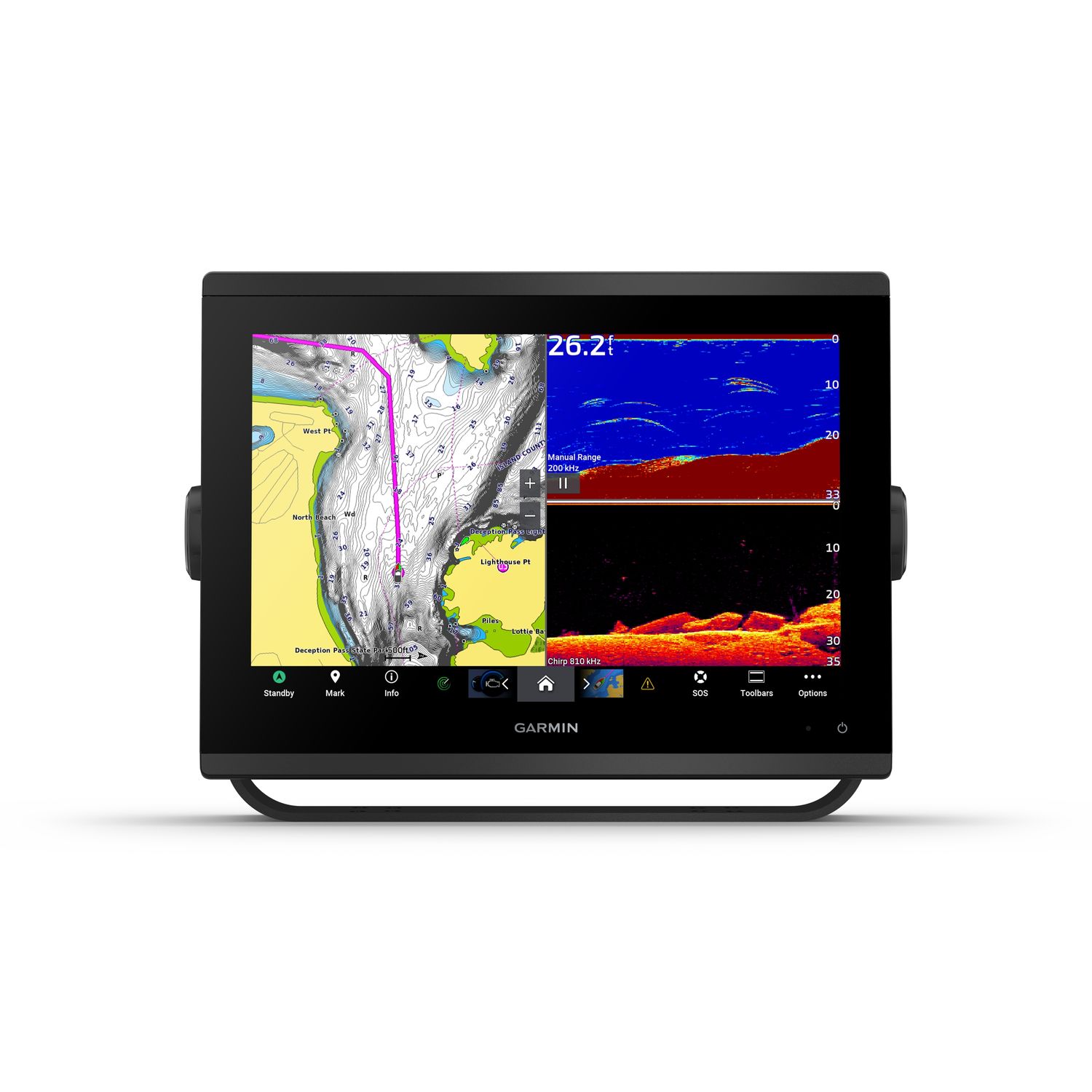 Garmin GPSMAP 1223 med Global Basiskort