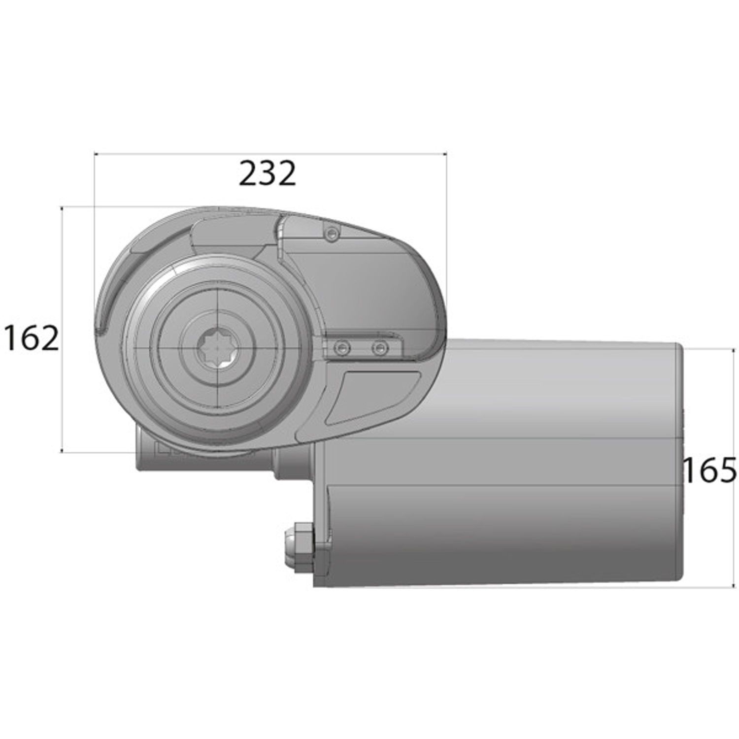 Lofrans Ankkurivinssi X2 Alumiini 12V 1000W Lofrans Ankkurivinssi X2 Alumiini 12V 1000W