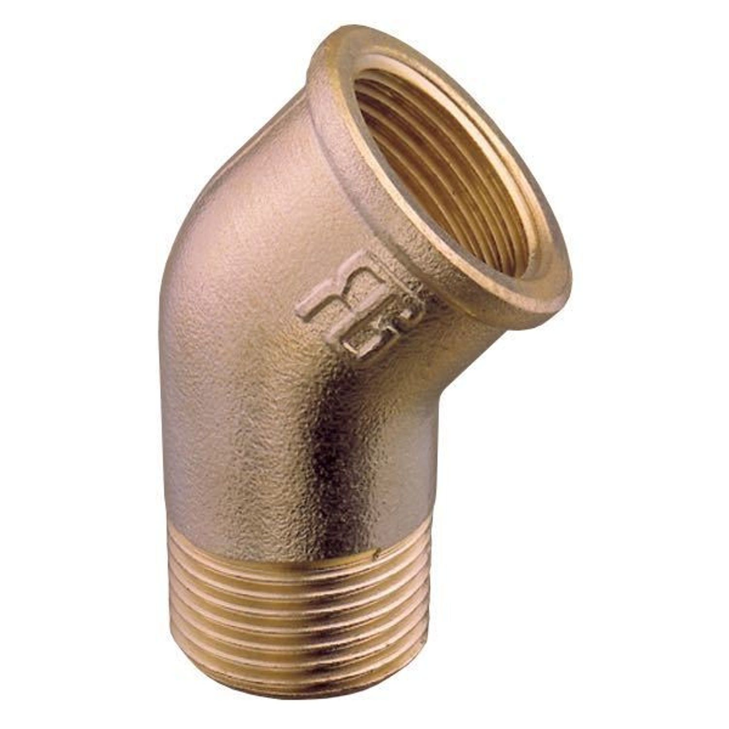Guidi Rørkobling 45° i Bronze